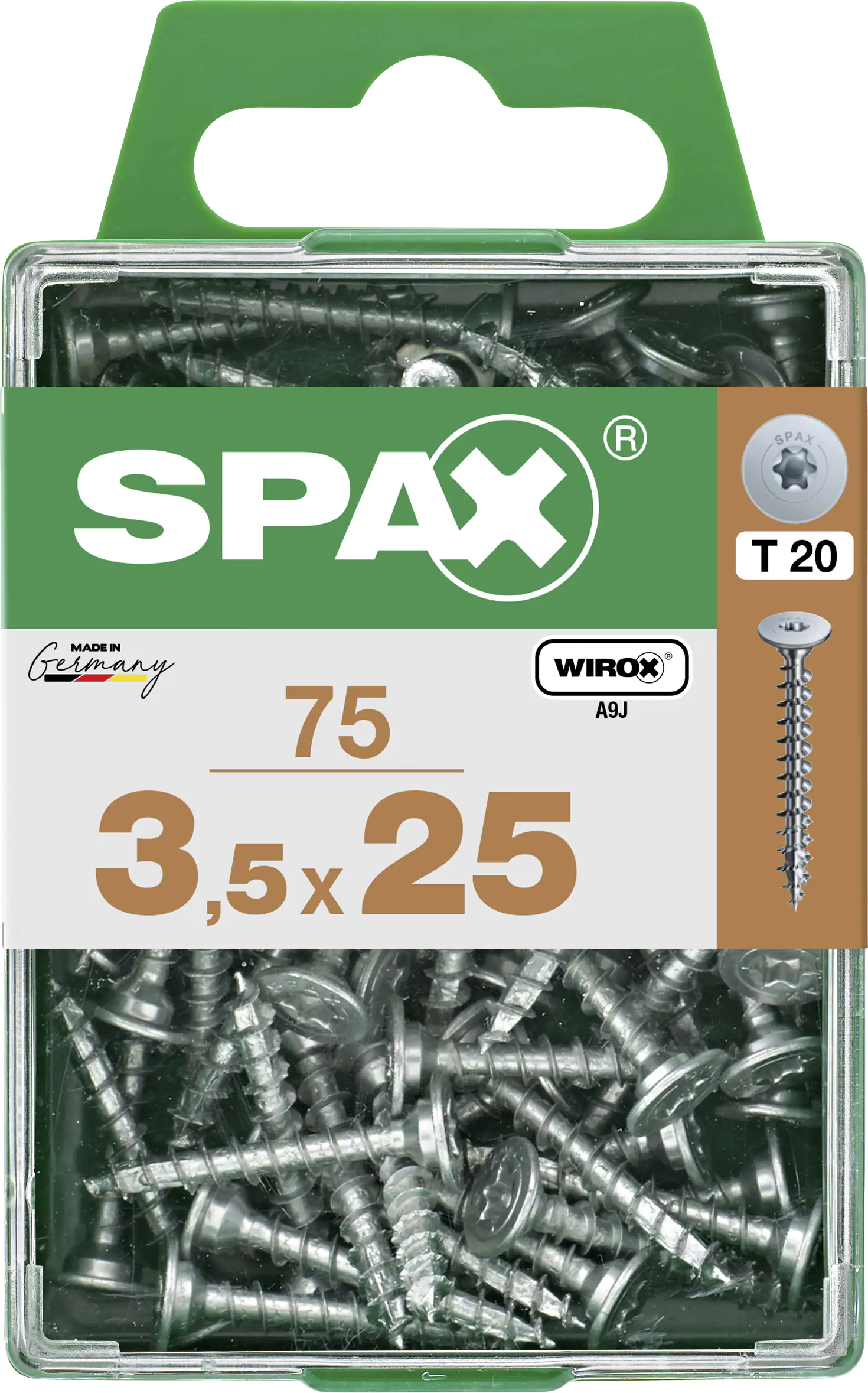 Spax Möbelbauschrauben 3.5 x 25 mm TX 20 - 75 Stk.