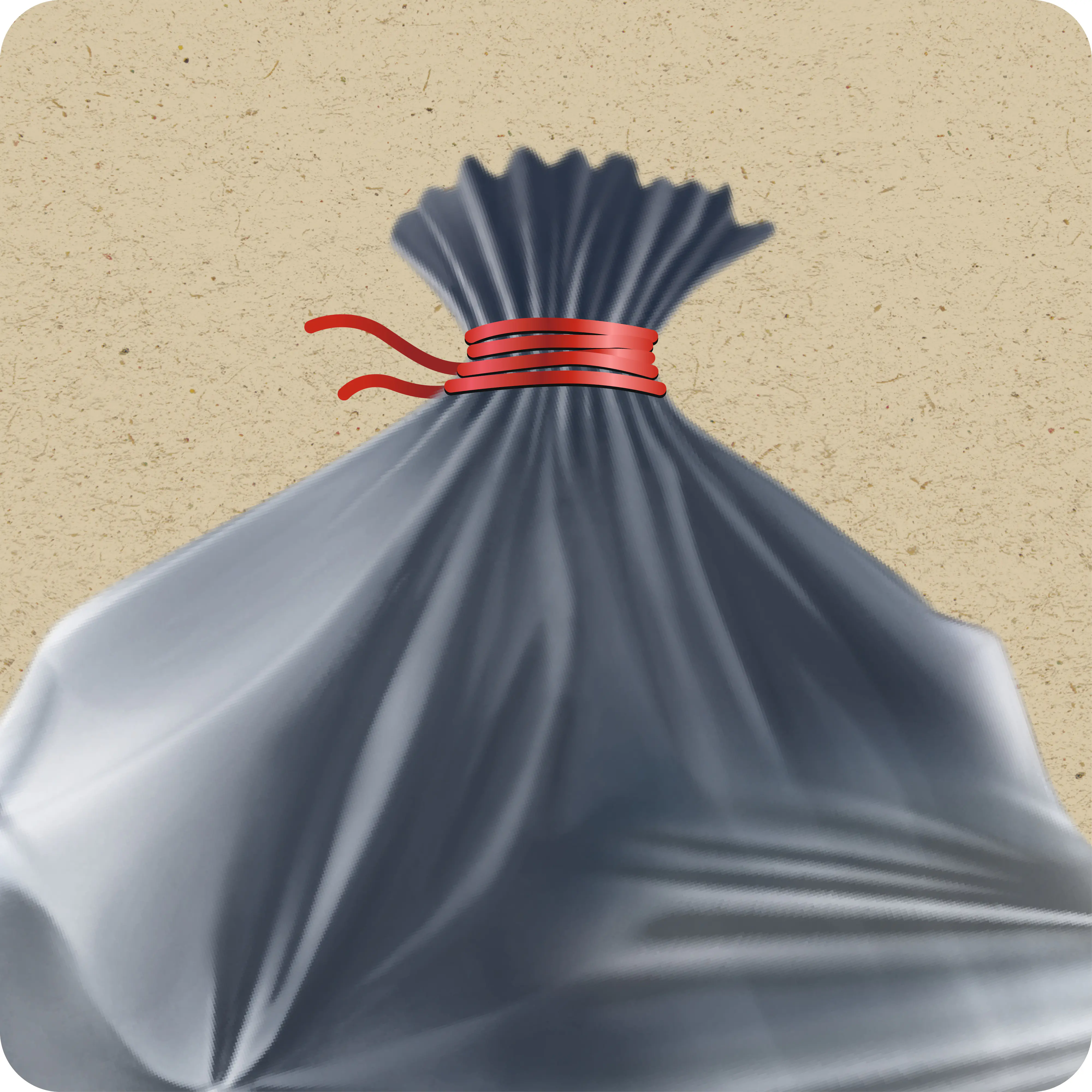 Swirl® 240 l Schwerlast-Säcke Profi mit Zugband Reißfest & Dicht