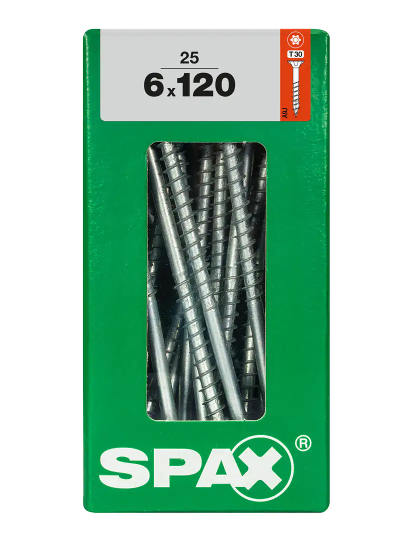 Spax Universalschrauben 6.0 x 120 mm TX 30 - 25 Stk.