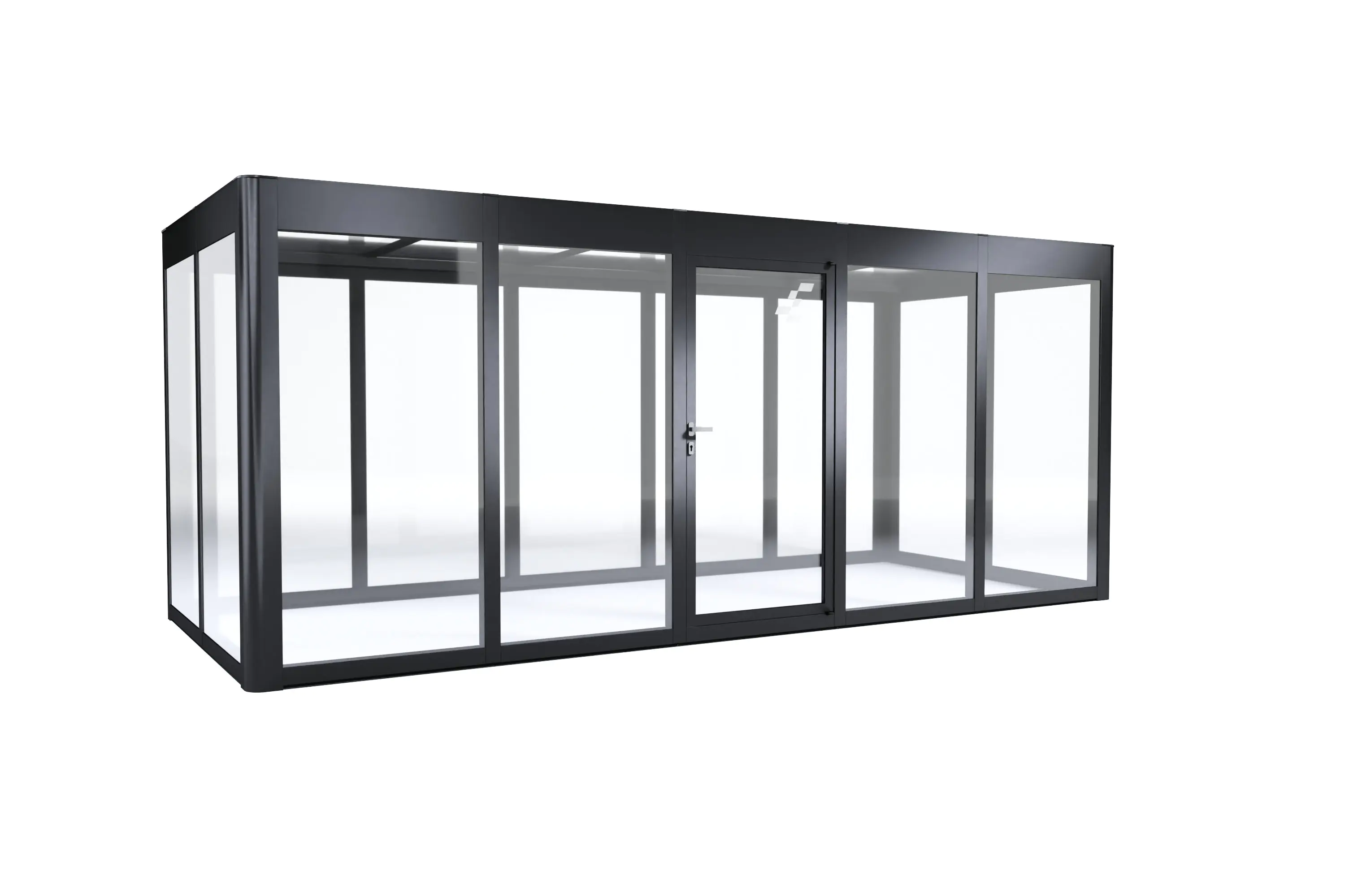 SunElements SunGarden Gartenhaus Infinity 5.2 548 x 233 cm anthrazit-metallic SunElements SunGarden Gartenhaus Infinity 5.2 548 x 233 cm anthrazit-metallic