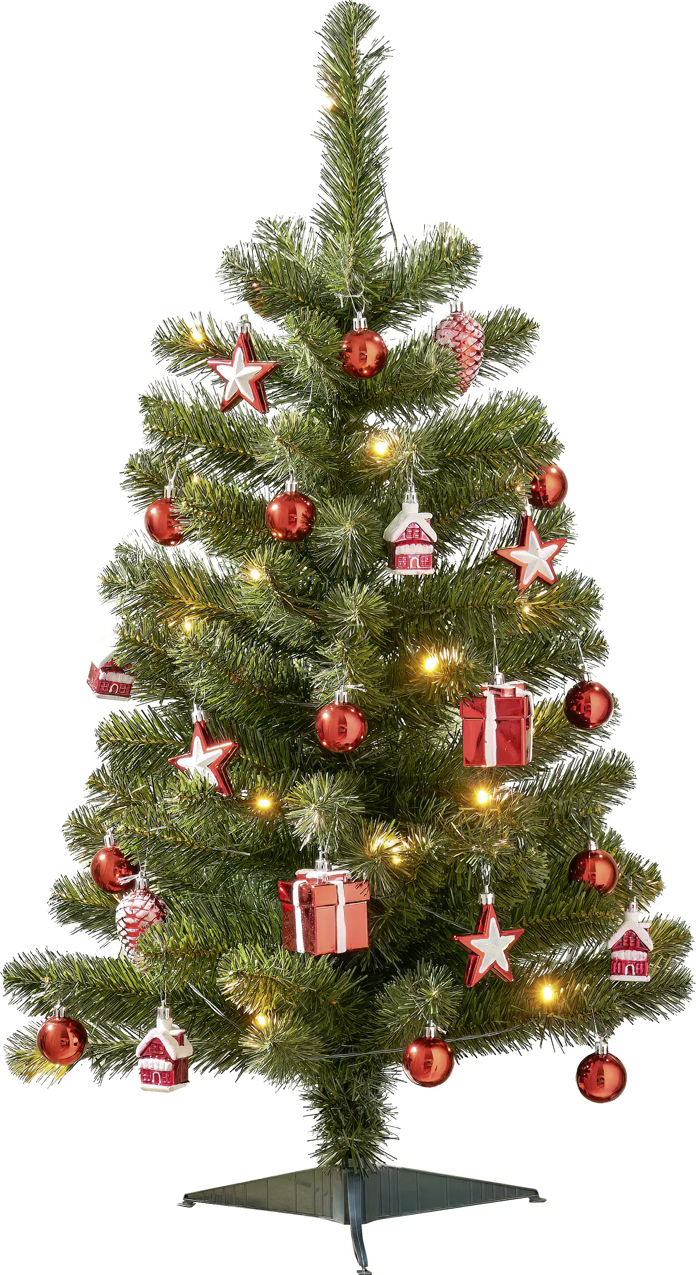 Black Box Trees Weihnachtsbaum Joy beleuchtet 90 cm 30 Lichter warmweiß mit Timer
