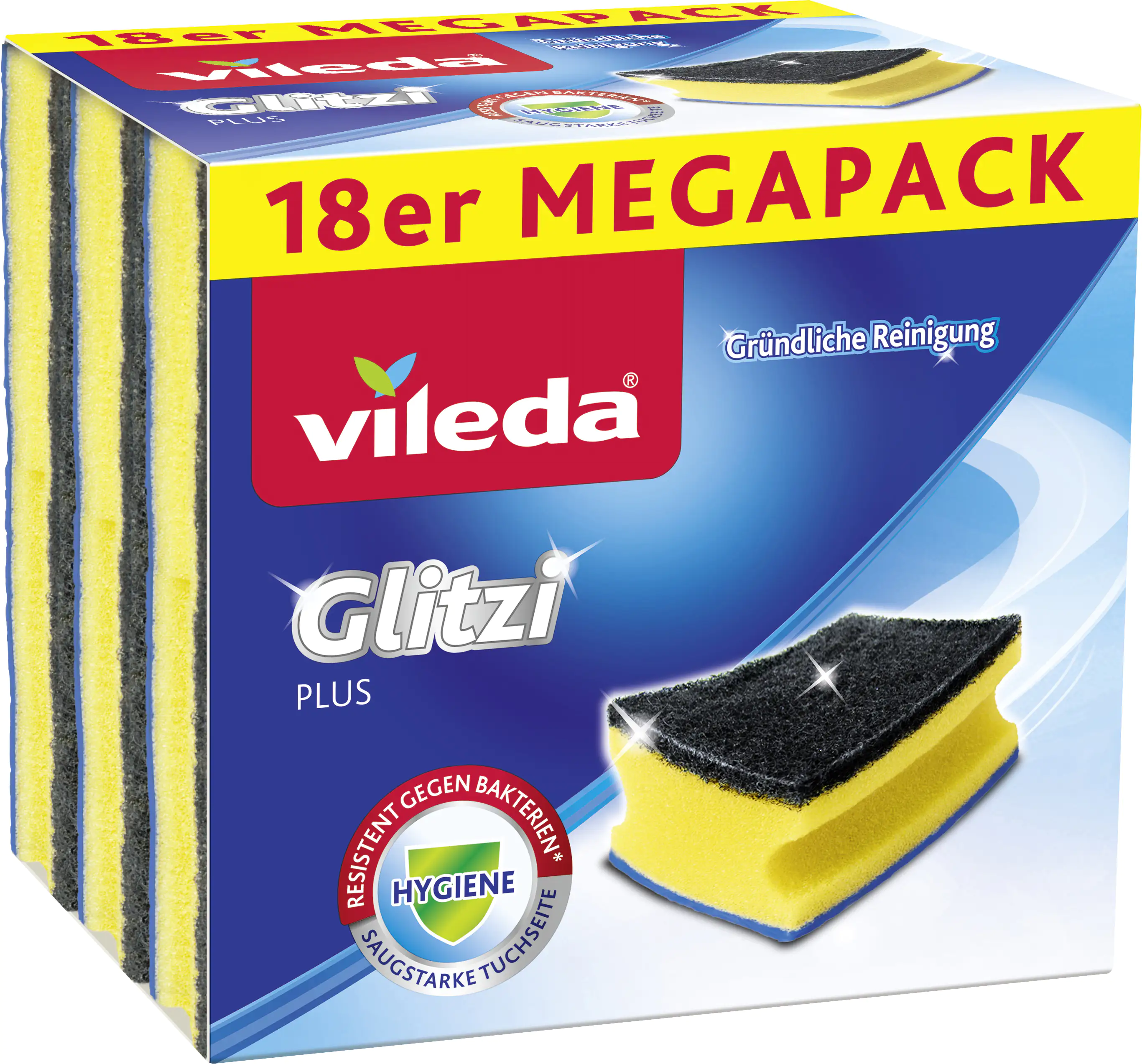Vileda Topfreiniger Glitzi Plus Mega-Pack 18er Vileda Topfreiniger Glitzi Plus Mega-Pack 18er