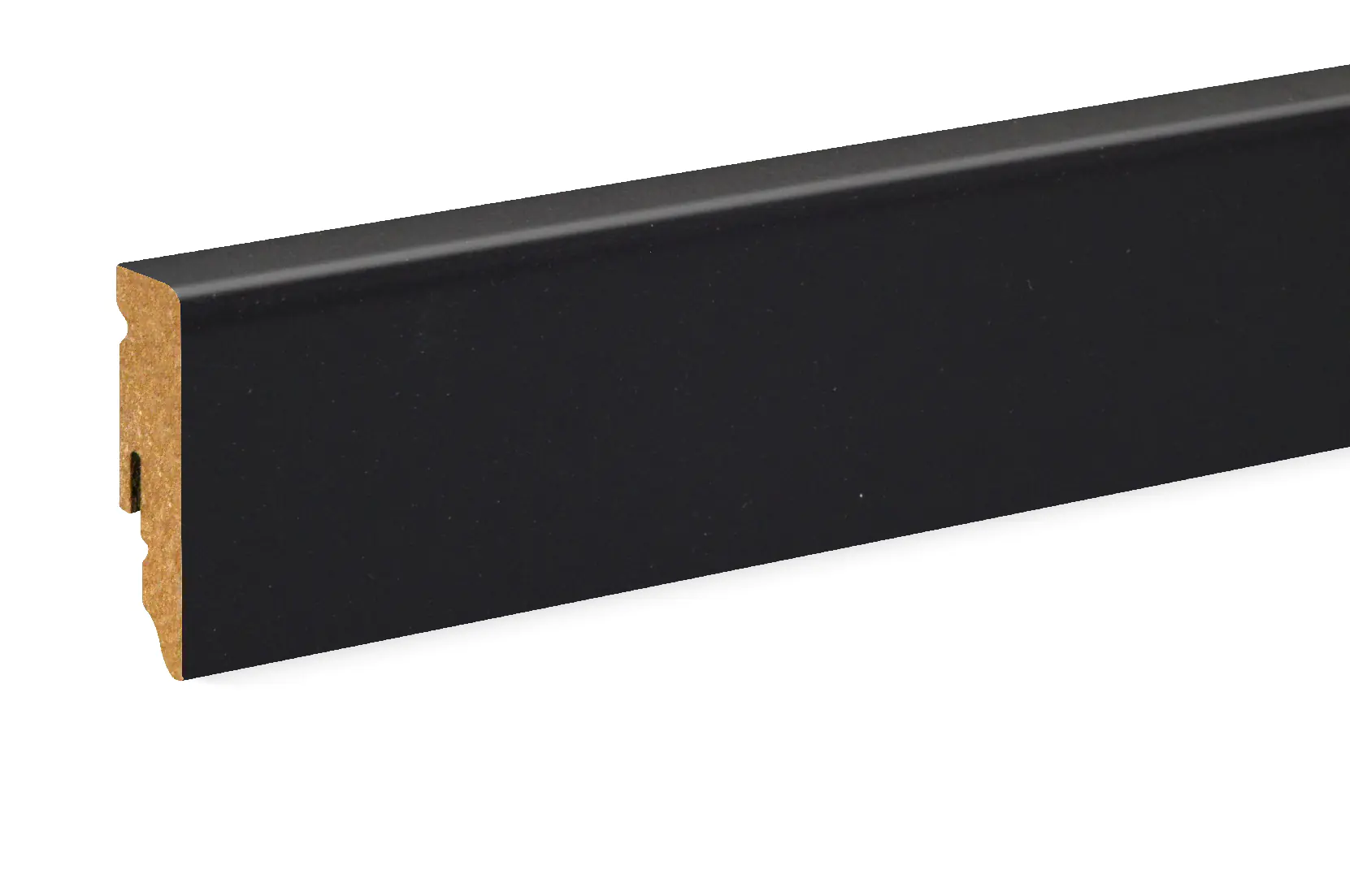 Neuhofer Fußleiste 240 cm x 58 x 15 mm schwarz