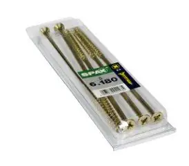 Spax Universalschrauben 6.0 x 180 mm PZ 3 - 5 Stk.