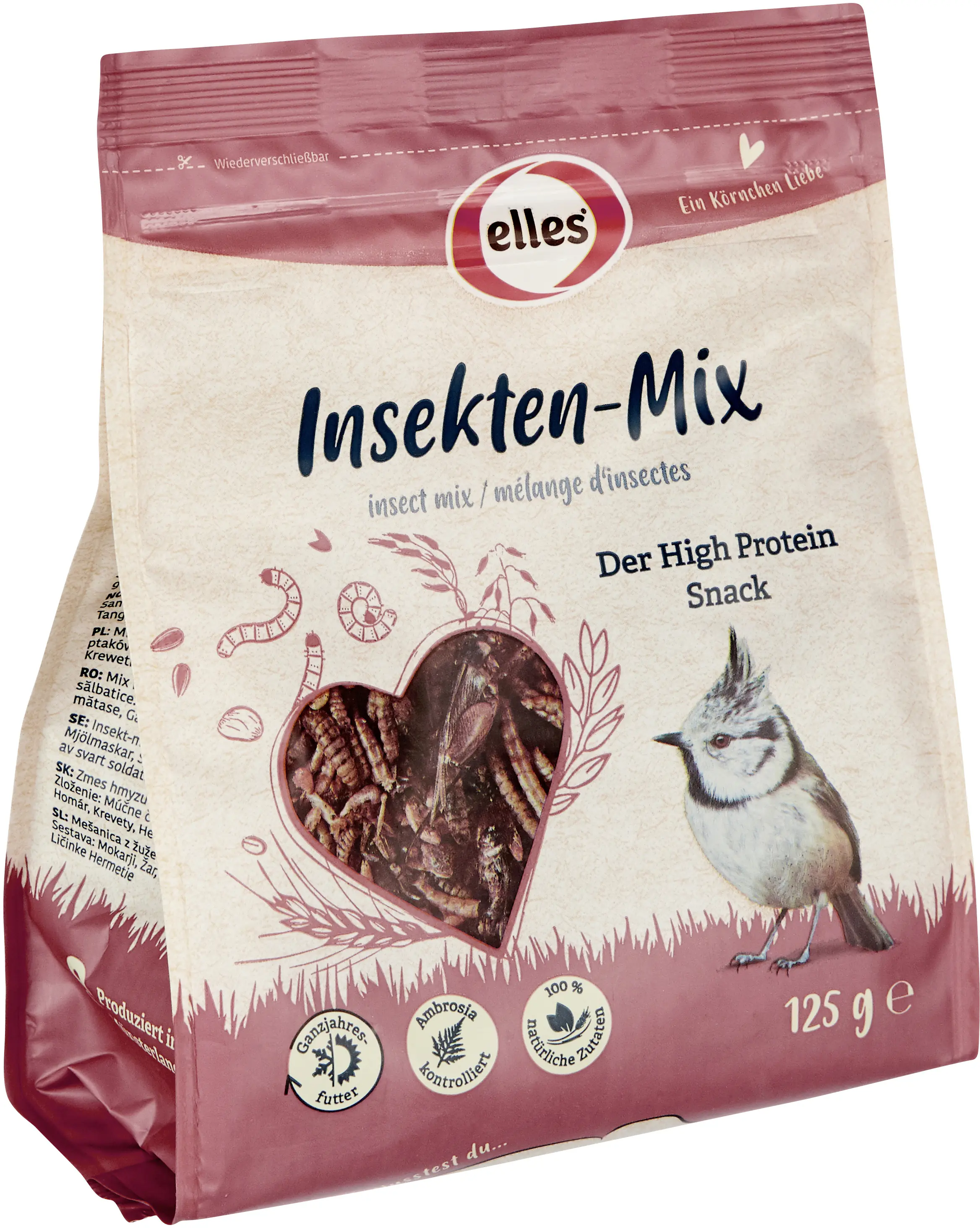 Elles Wildvogelfutter Insektenmix 125 g