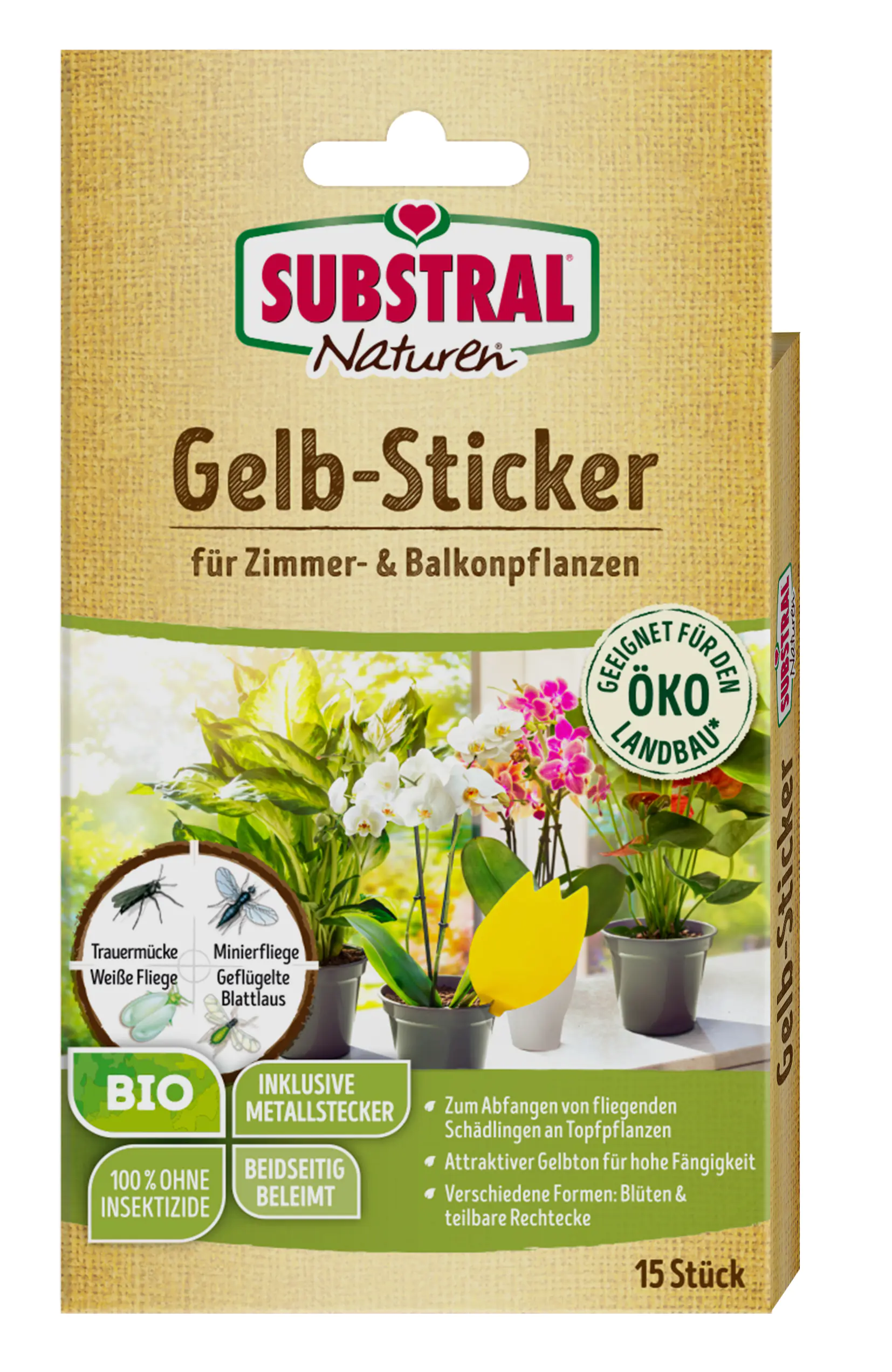 Substral Naturen Gelbsticker 15 Stück Substral Naturen Gelbsticker 15 Stück