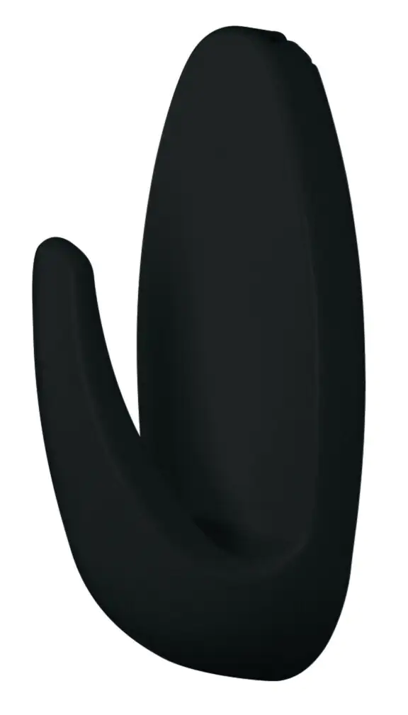 tesa Powerstrips Haken S oval schwarz 3 Stück tesa Powerstrips Haken S oval schwarz 3 Stück