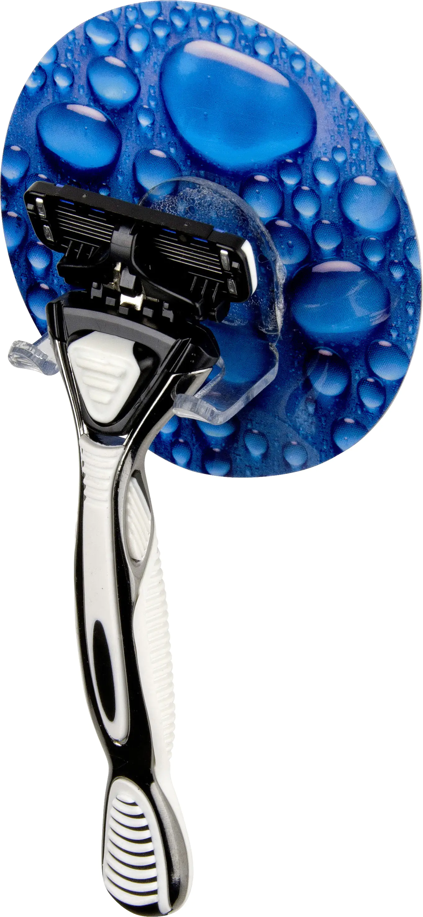 Wenko Static-Loc Wandhaken Duo Kunststoff, Design: Aqua