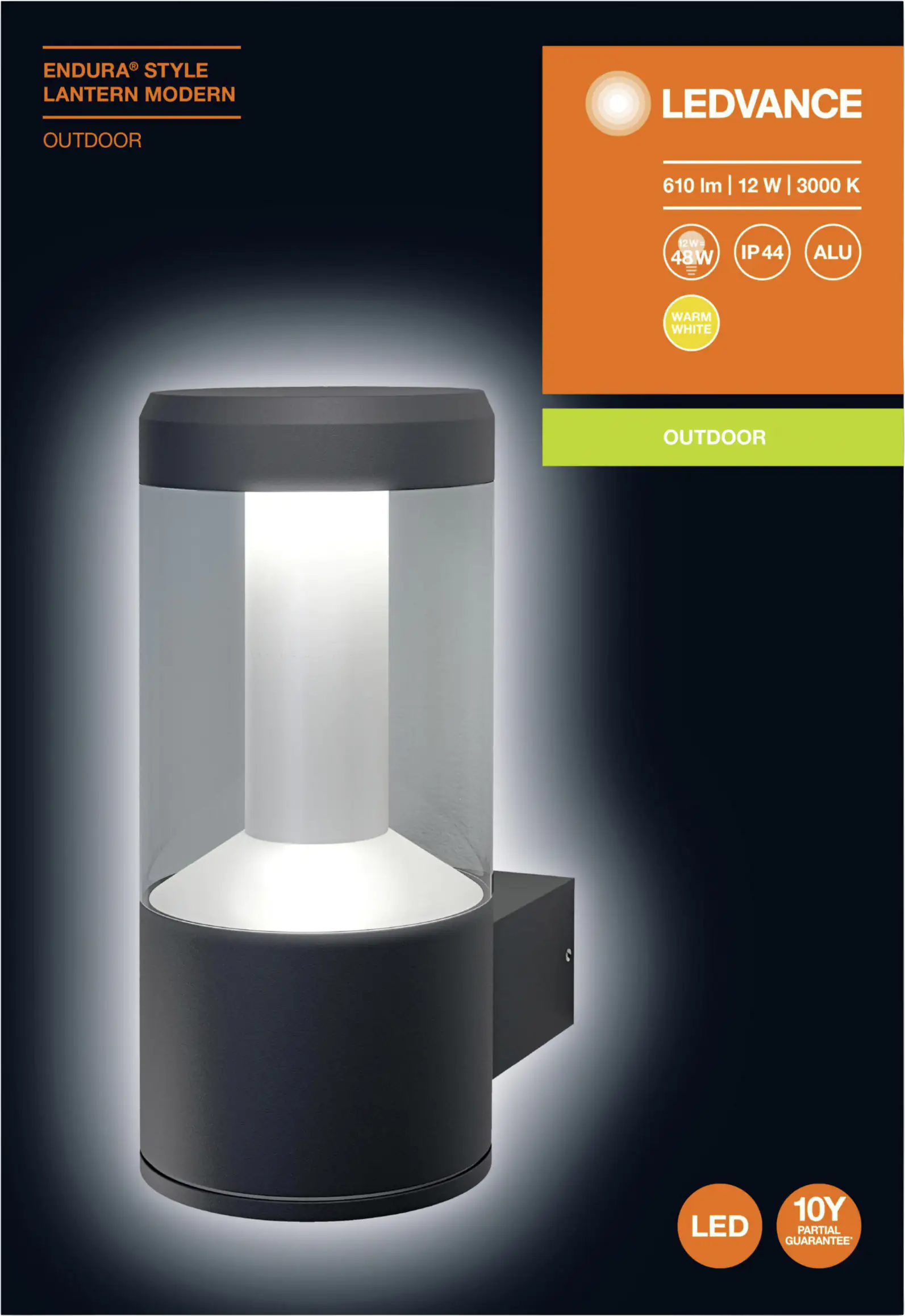 Ledvance Außenleuchte Endura Style Lantern Modern dunkelgrau Ledvance Außenleuchte Endura Style Lantern Modern dunkelgrau