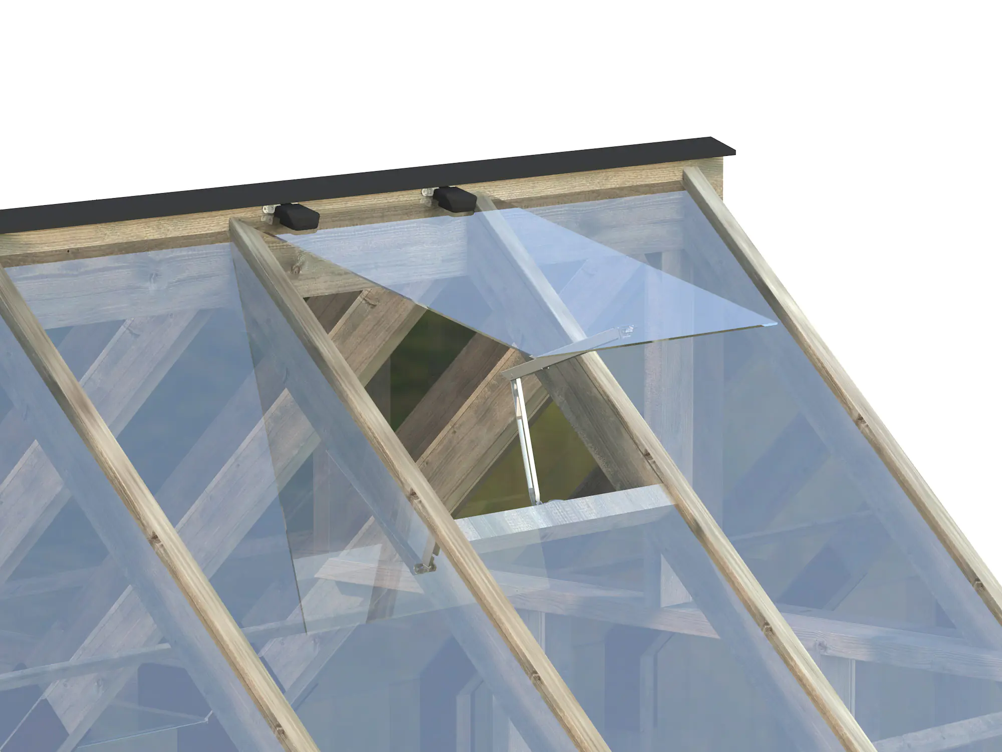 Palmako Gewächshaus Emilia 240 x 244 cm 5,4 m² 4 mm Glas 