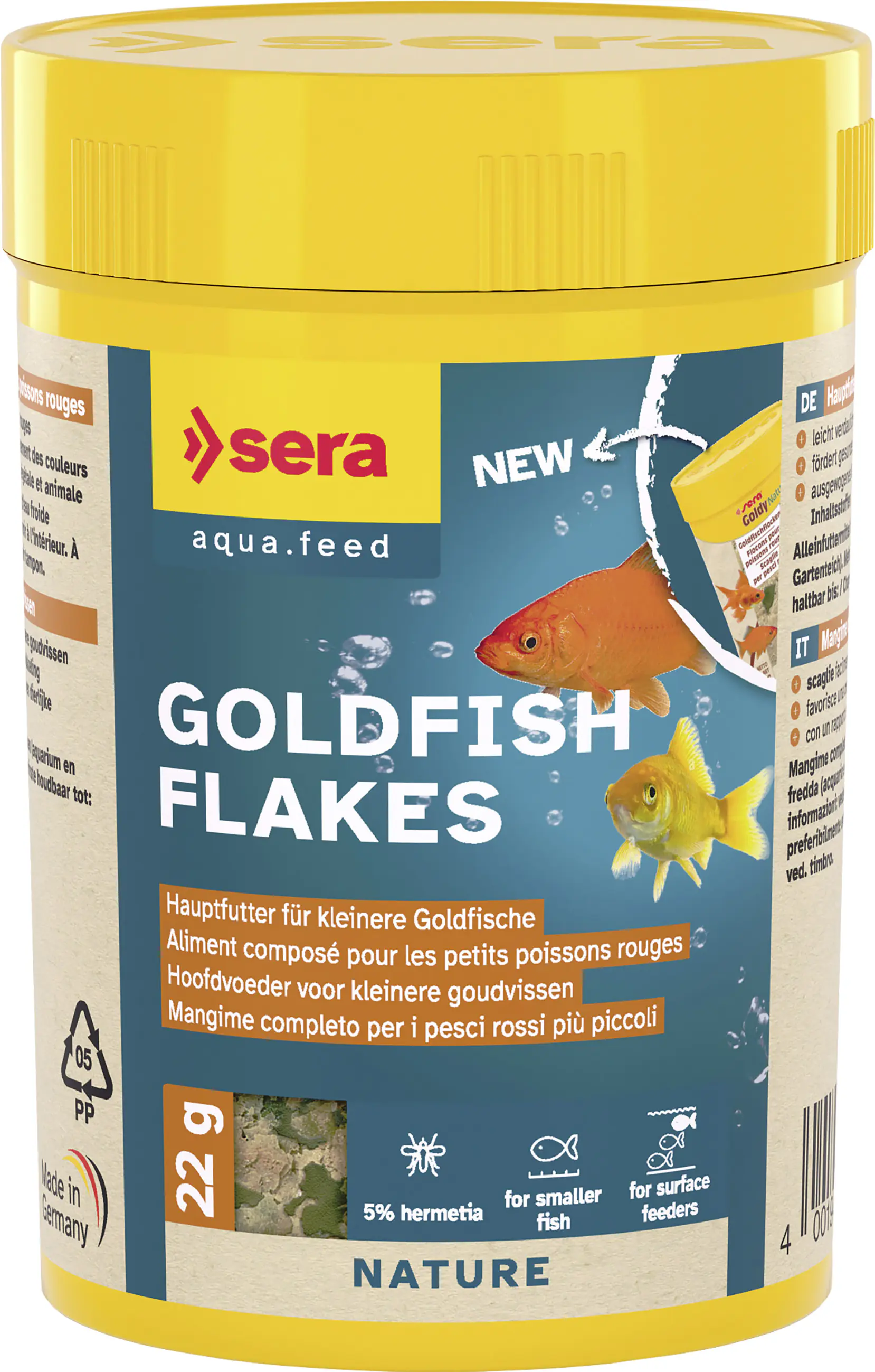 Sera Fischfutter Goldy Flakes 100 ml