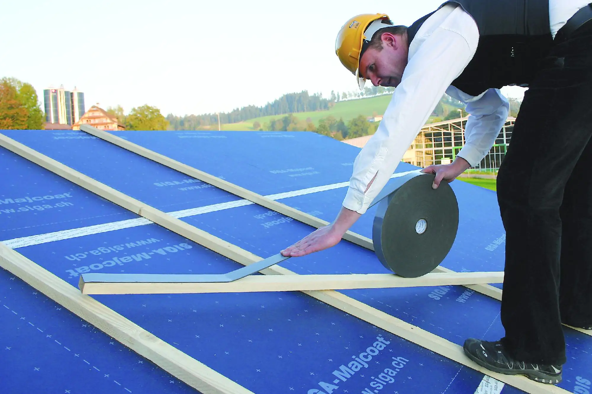 Siga Nageldicht-Band 30 m x 5 cm schwarz