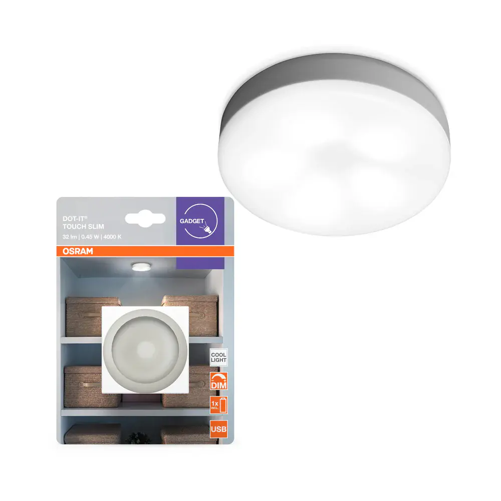 Osram LED Unterbauleuchte Spot LED DOT-it Classic slim weiß Akku