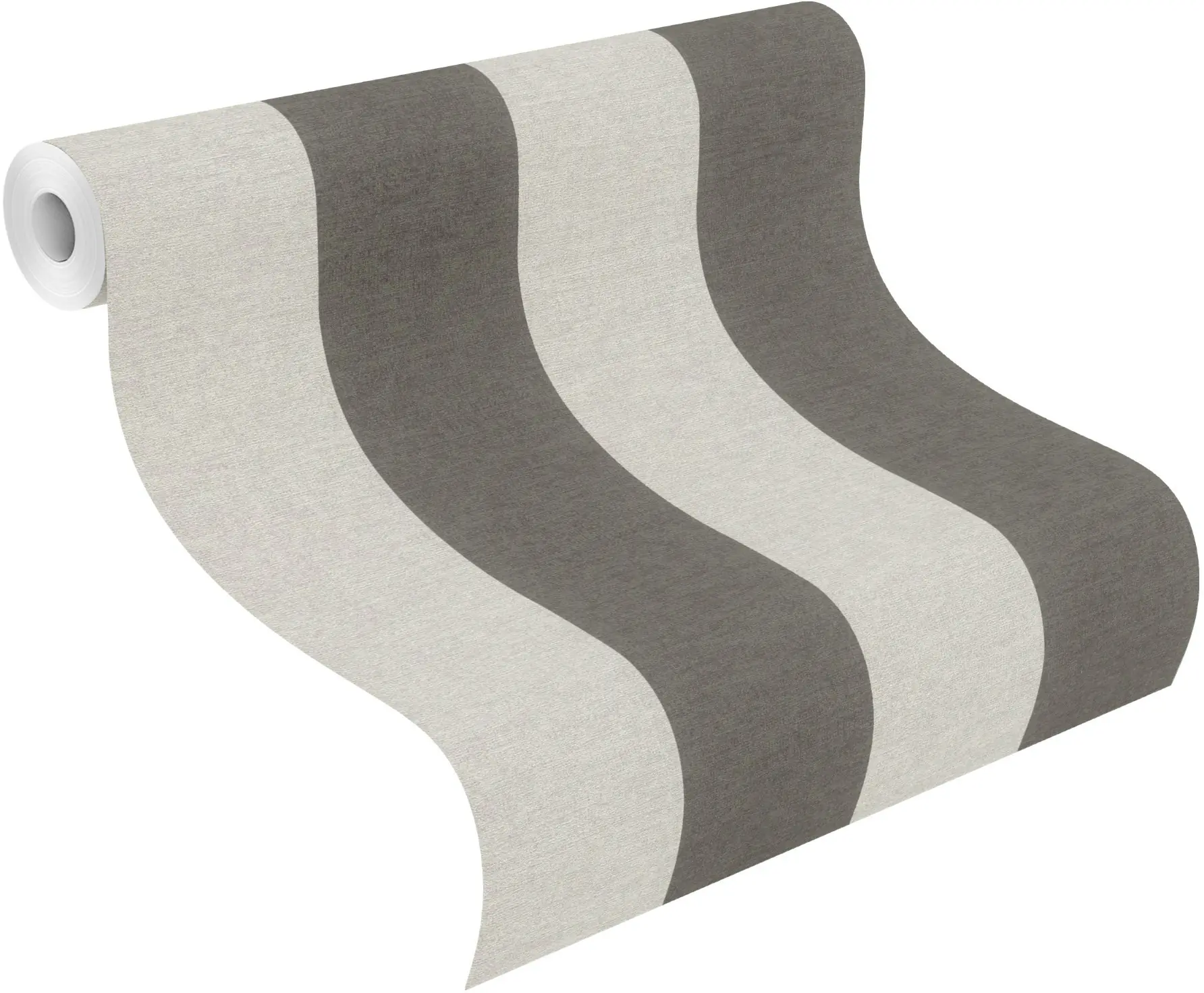 Schöner Wohnen Vliestapete Streifen schwarz grau 10,05 x 0,53 m