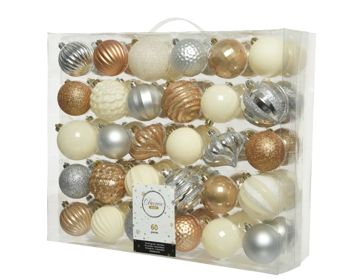 Kaemingk Weihnachtskugel aus Kunststoff - 60 Stück Kaemingk Weihnachtskugel aus Kunststoff - 60 Stück