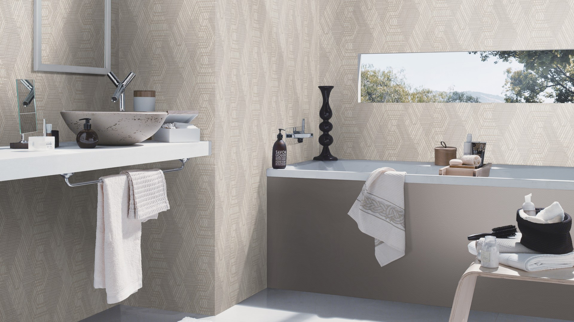 Rasch Vliestapete 751932 Grau-Hellgrau Muster & Motive 10,05 m x 0,53 m