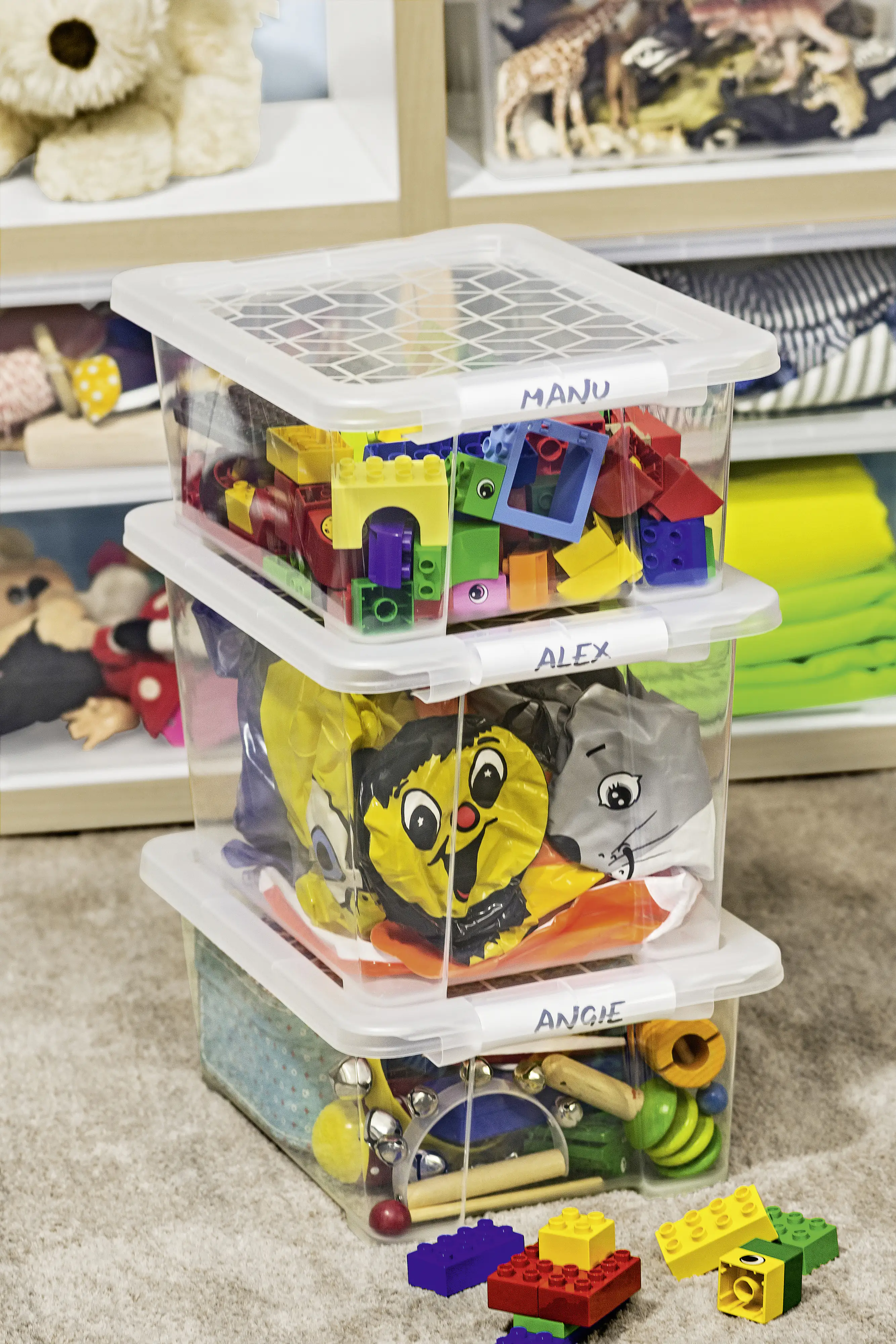 Rotho Aufbewahrungsbox EVO Easy 15 L transparent 38,7 x 27,9 x 22,8 cm