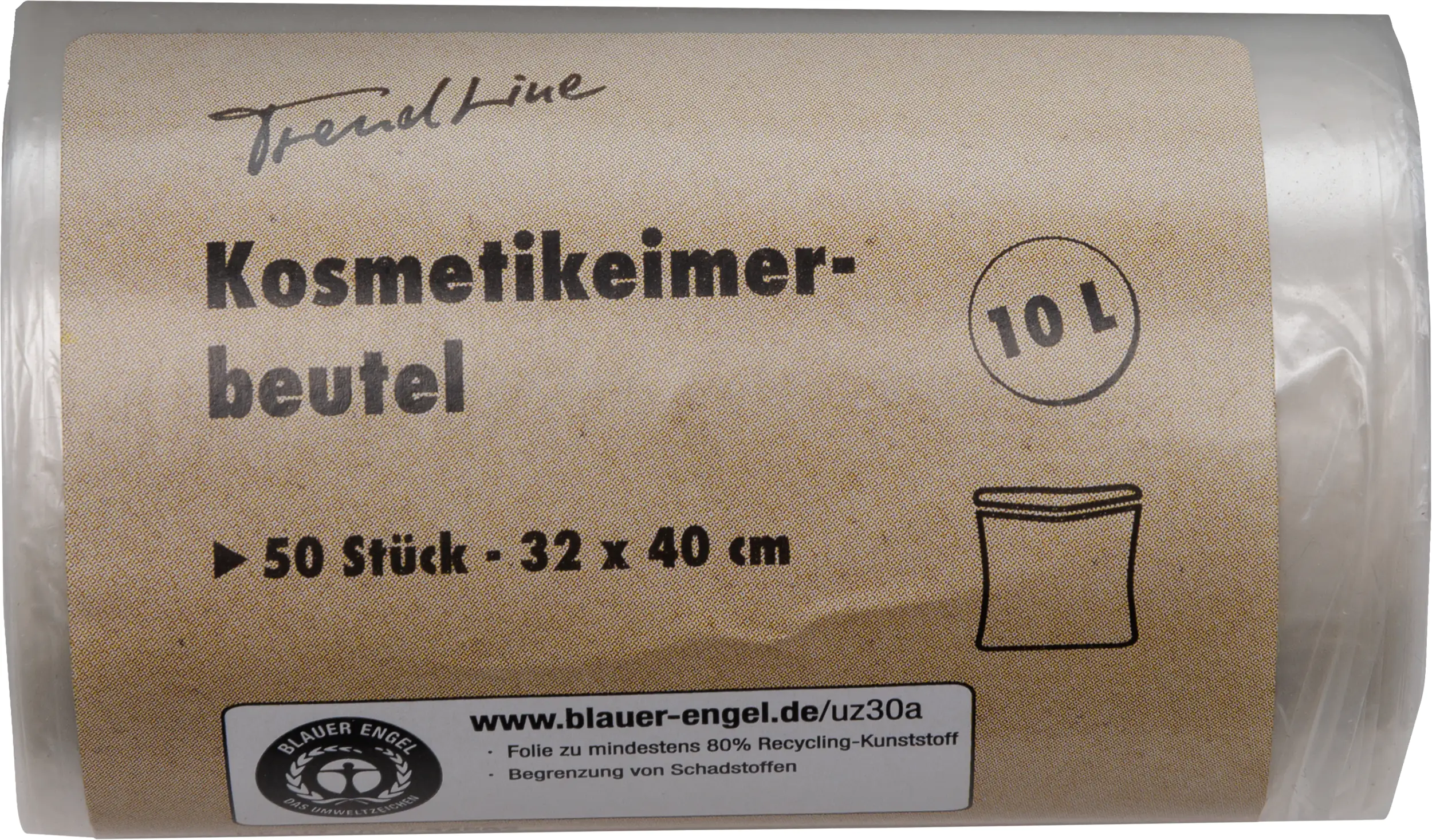 Trendline Kosmetikeimerbeutel 10 L, transparent, 50 Stück Trendline Kosmetikeimerbeutel 10 L, transparent, 50 Stück