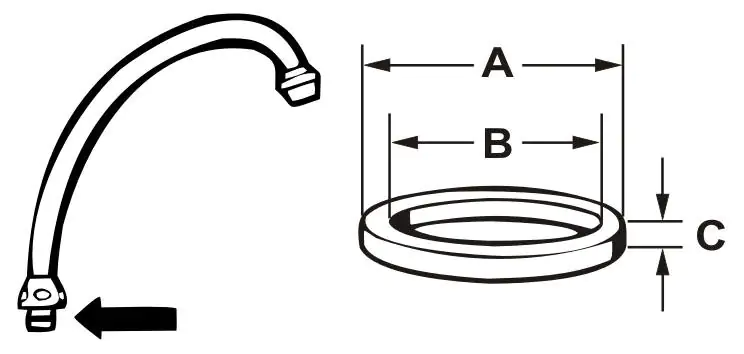 Cornat O-Ring für Armaturenauslauf