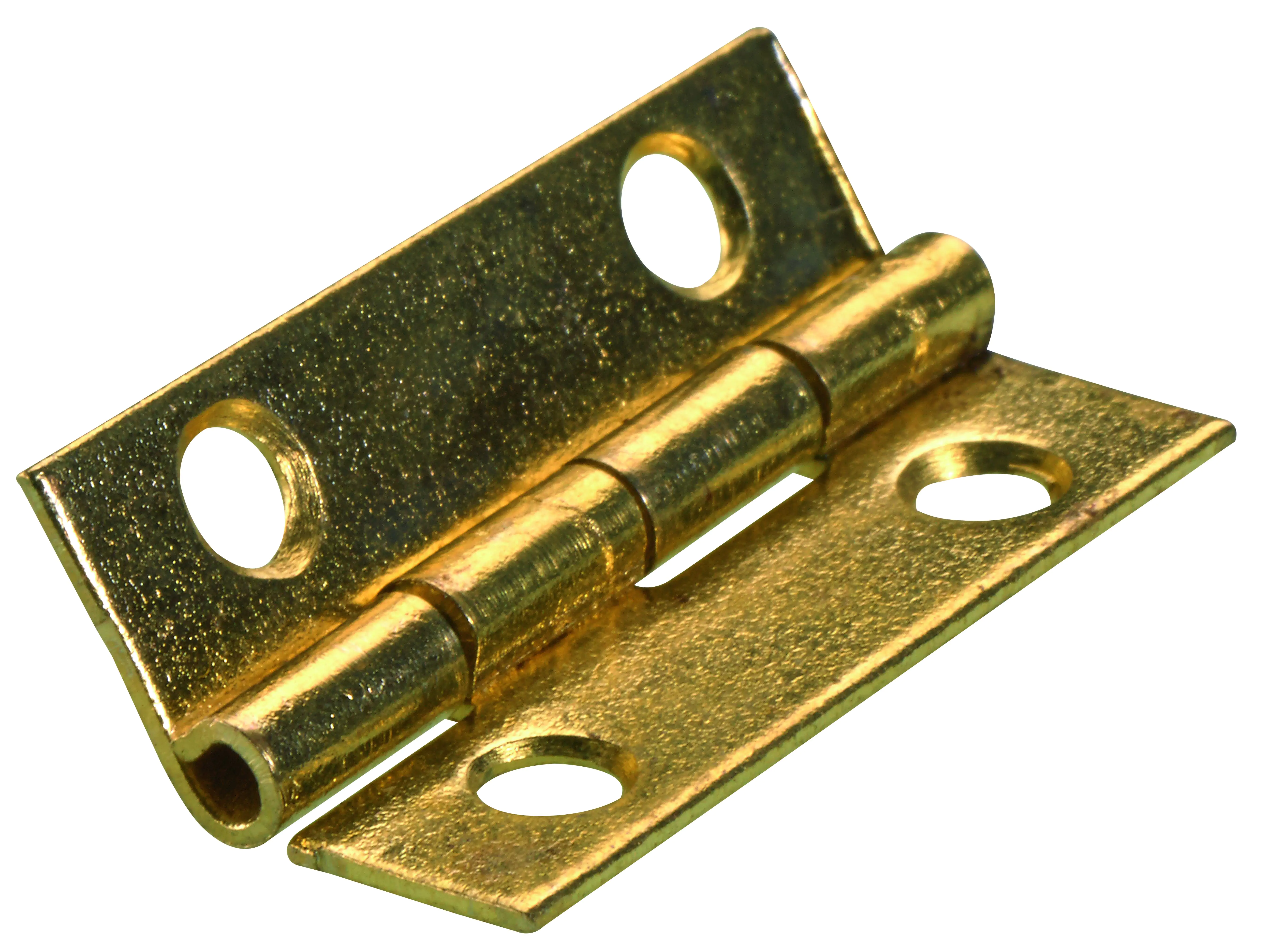 Hettich Schmales Scharnier Stahl, vermessingt, 12 x 20 mm