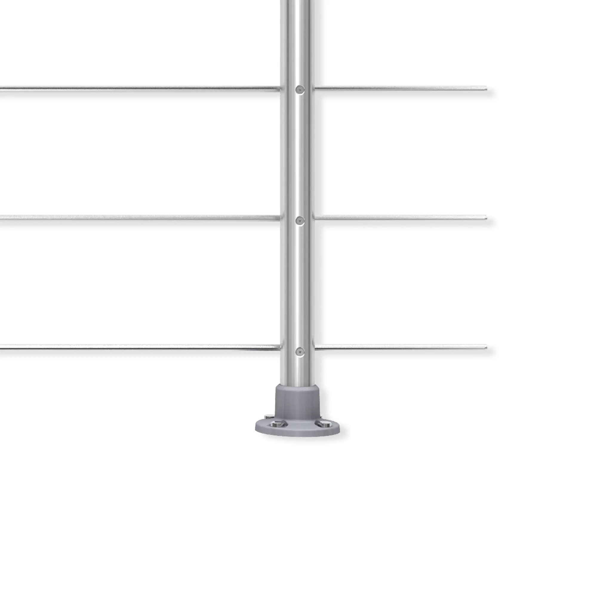DOLLE Geländerset PS 030 Aluminium mit Buchehandlauf 150 cm