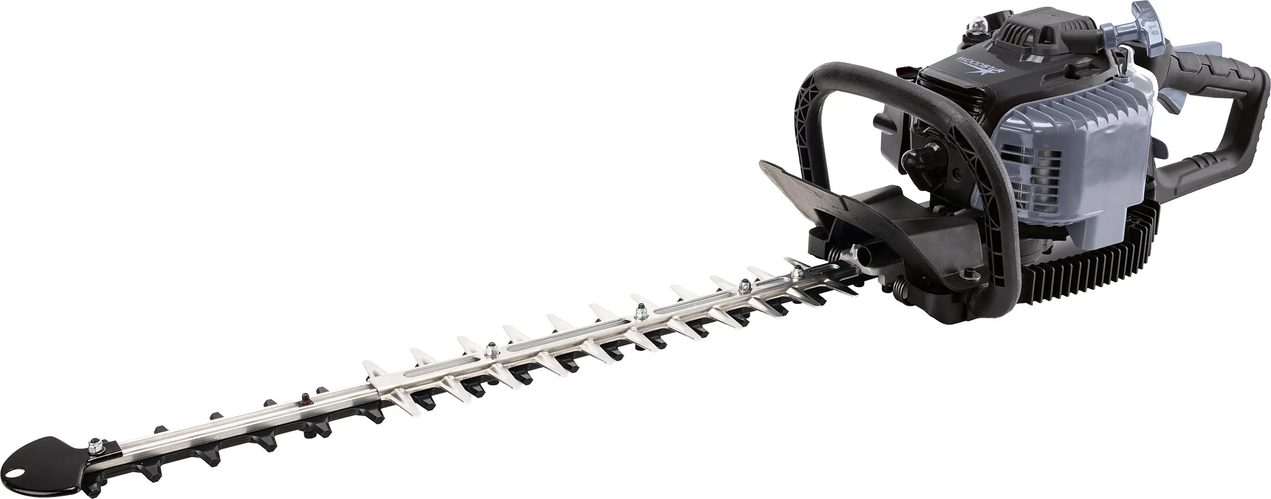Woodster Benzin-Heckenschere BHS23-600 56 cm Schnittlänge grau/schwarz