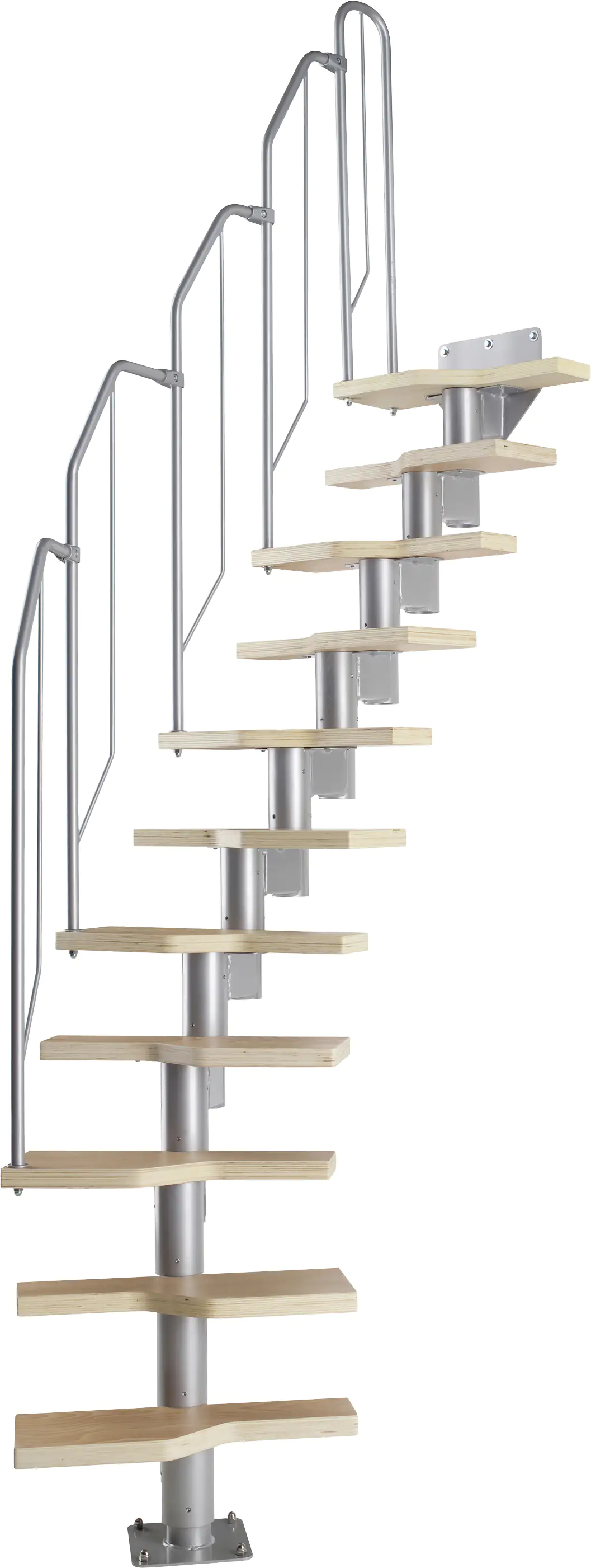 Dolle Systemtreppe Globus 11 Stufen Geschosshöhe von 222-276 cm