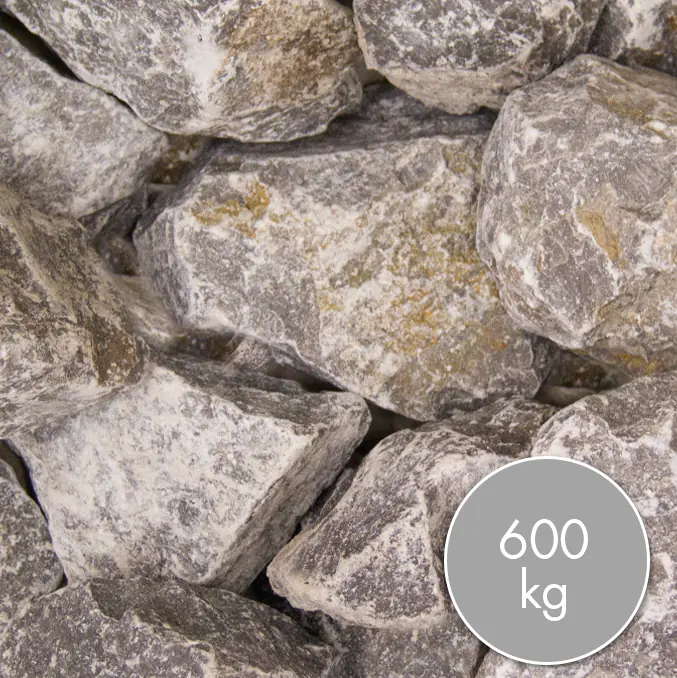 Big Bag Kalksteinbruch grau 70 - 120  mm 1000 kg