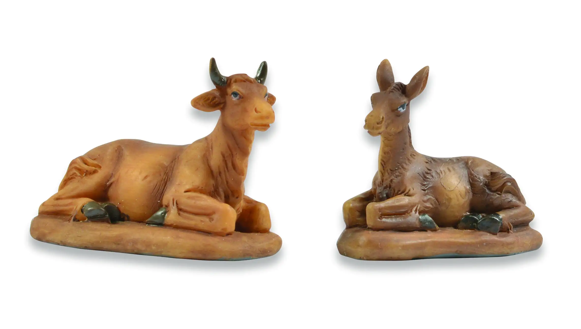 4004942780491 Riffelmacher Krippenzubehör Ochs und Esel 4-6 cm 2er Set