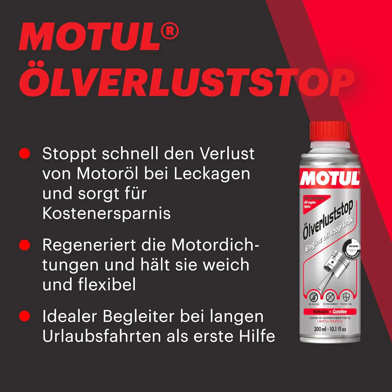 Motul Ölverluststop 300ml Motul Ölverluststop 300ml