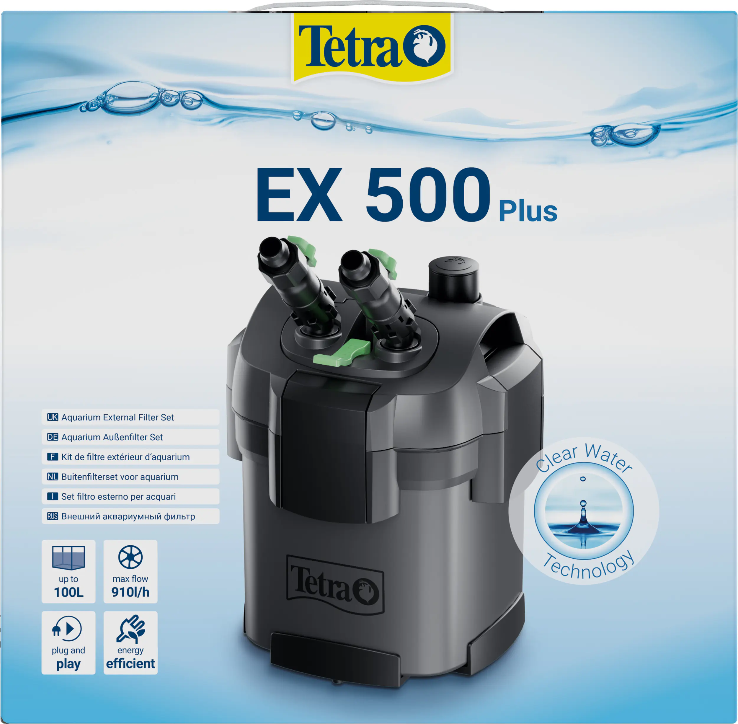 Tetra Außenfilter EX 500 Plus für Aquarien bis 100 l Tetra Außenfilter EX 500 Plus für Aquarien bis 100 l
