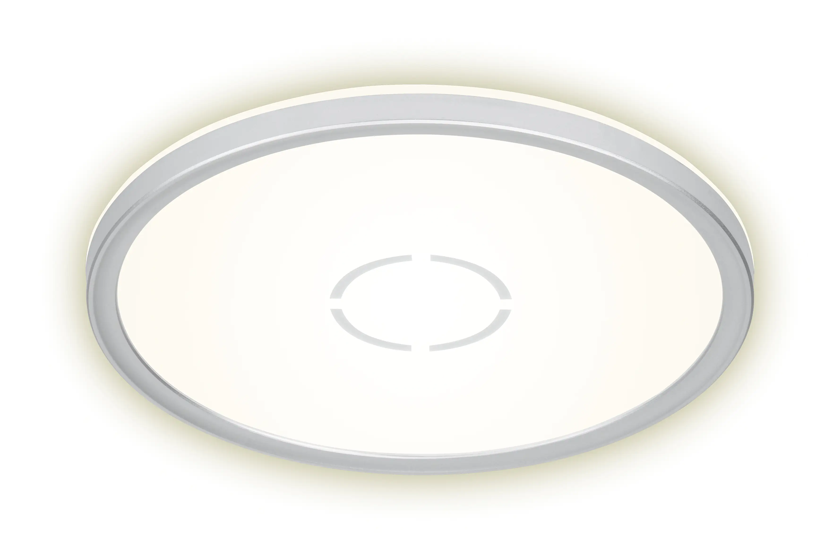 Briloner Slim LED Panel Free silber Ø 29,3 cm mit Backlight-Effekt Briloner Slim LED Panel Free silber Ø 29,3 cm mit Backlight-Effekt