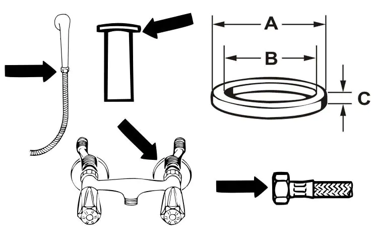 Cornat Fiberring für Überwurfmuttern 1 1/4''