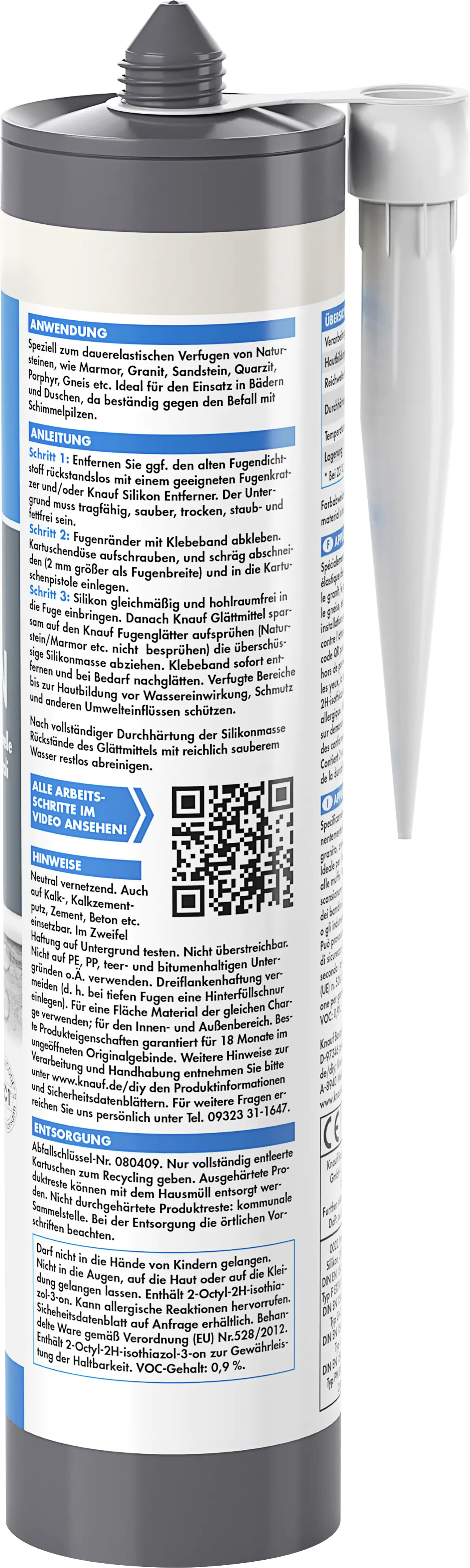 Knauf Naturstein Silikon manhattan 300 ml