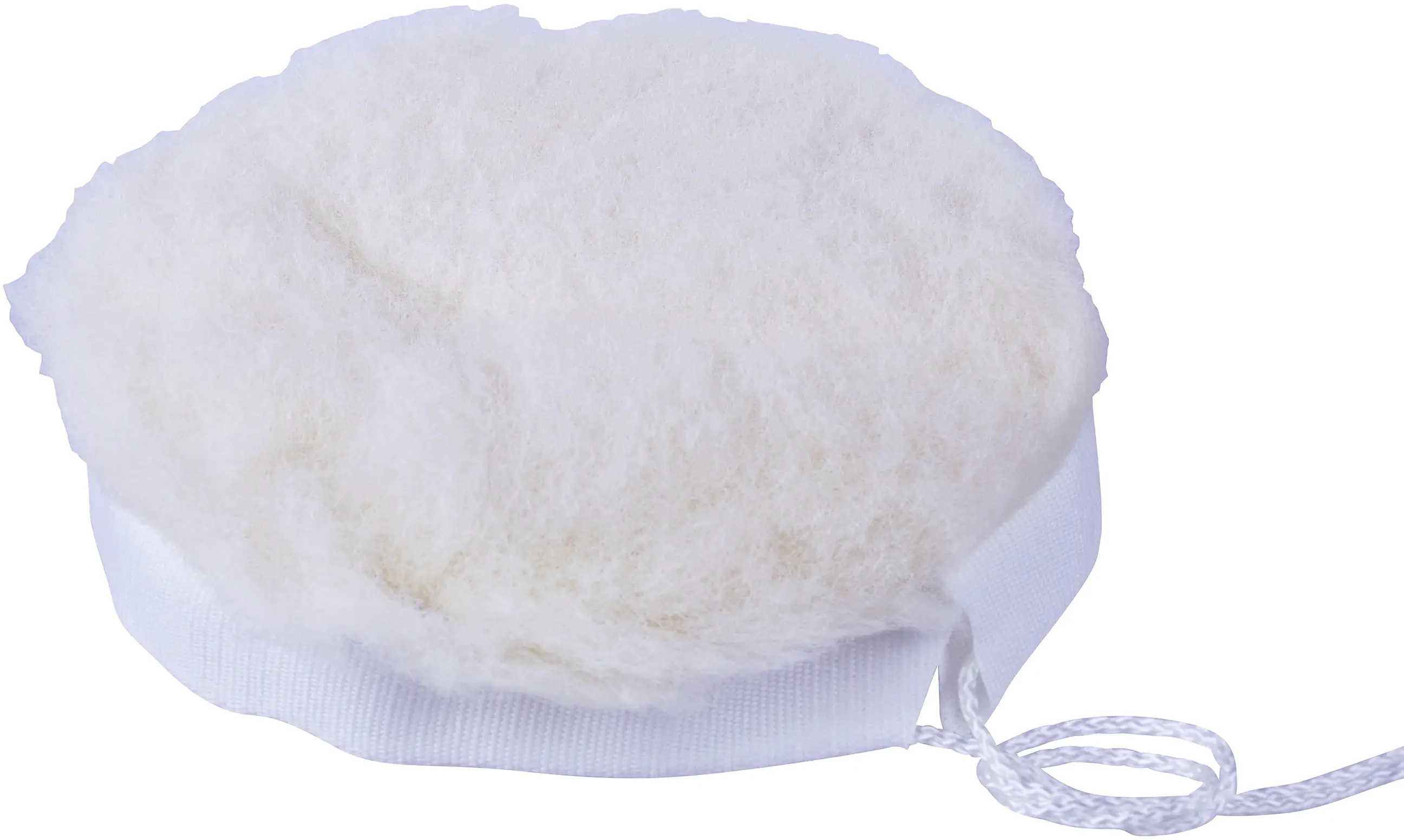 Wolfcraft Polierhaube Ø 125 mm für Schleifteller, Lammwolle