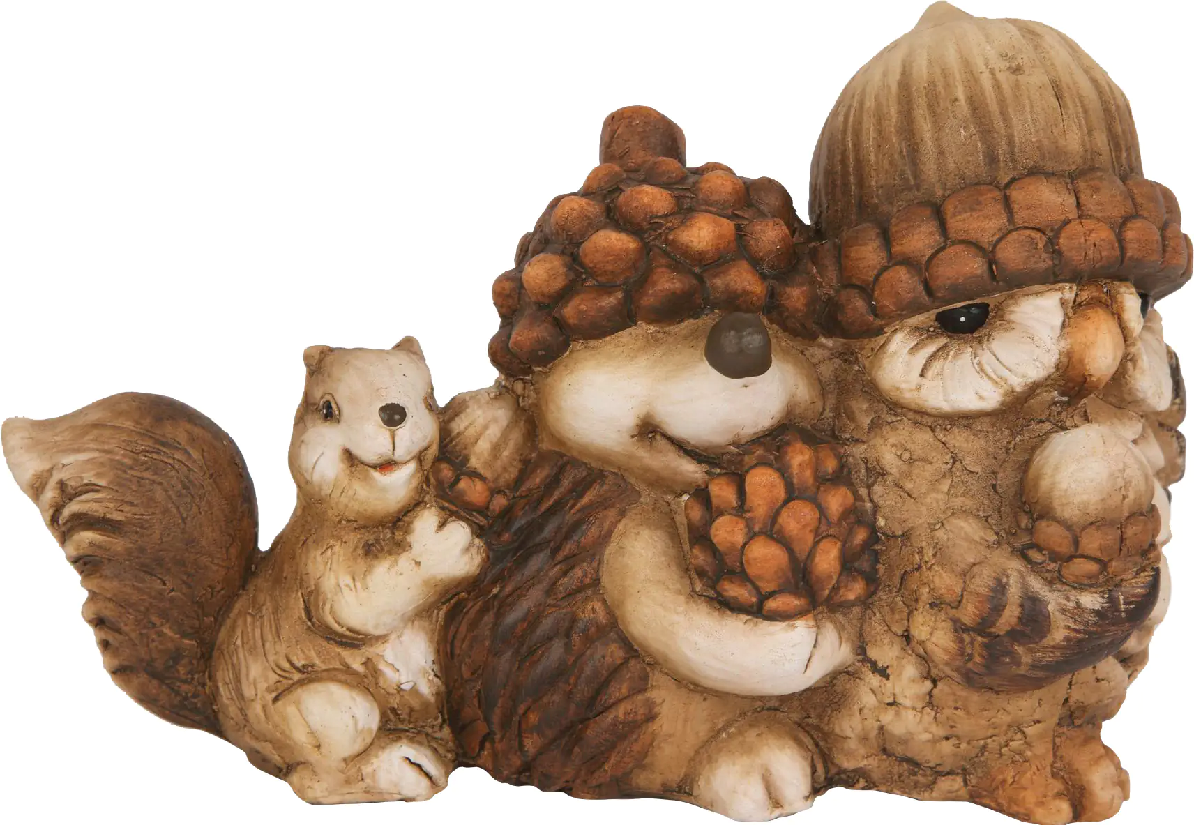 TrendLine Dekofigur Tiere Herbst Terracotta 20 x 13 cm braun