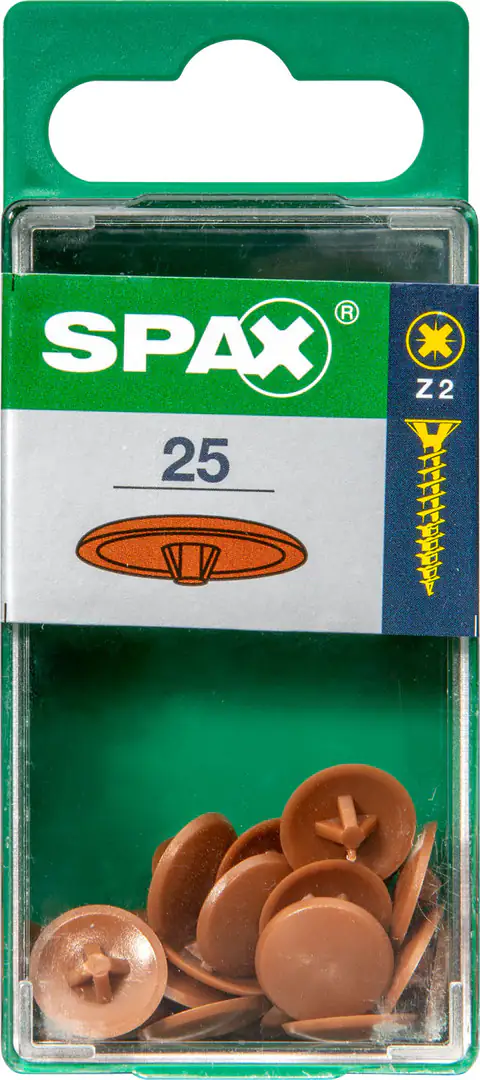Spax Abdeckkappen rot PZ 2 - 25 Stk. Spax Abdeckkappen rot PZ 2 - 25 Stk.