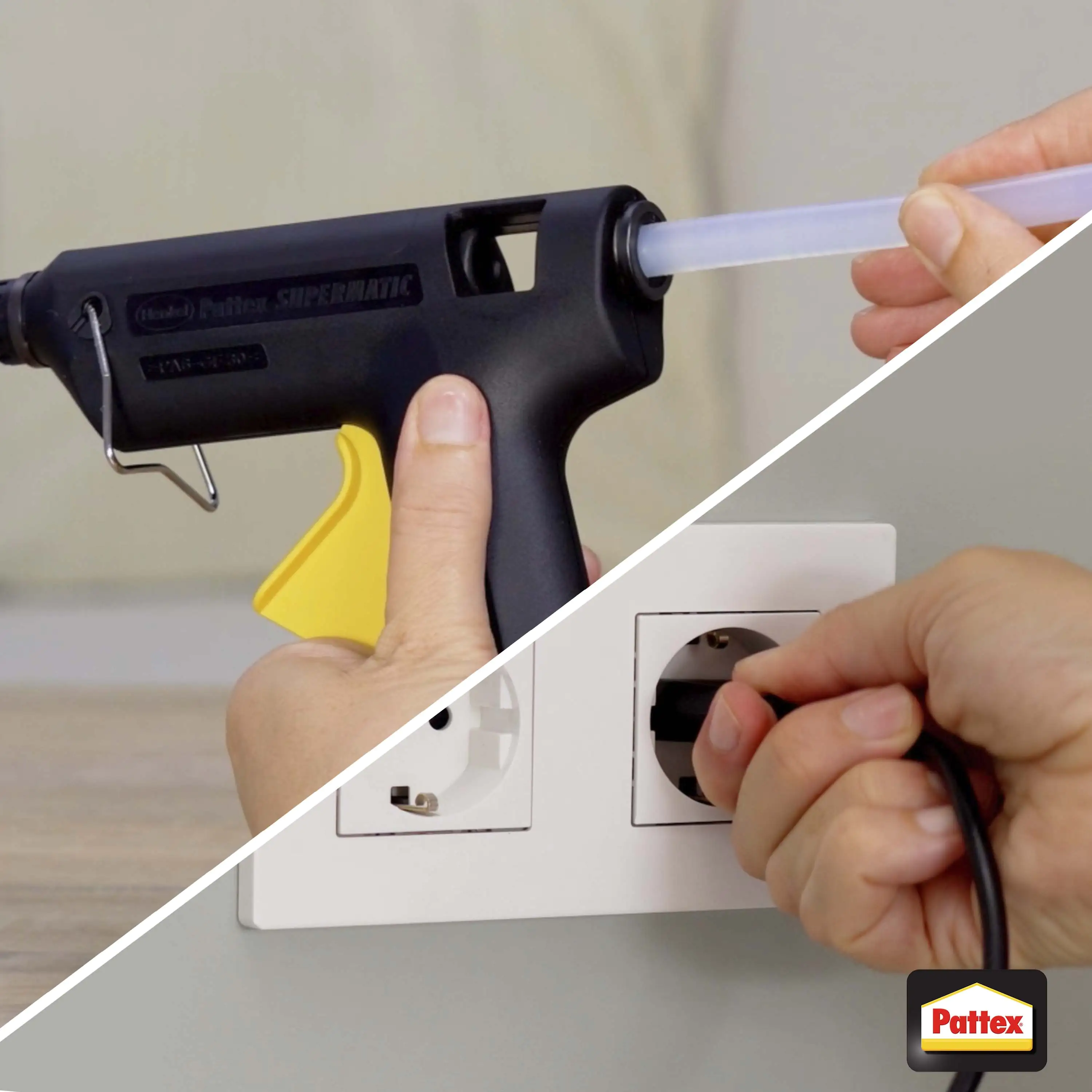 Pattex Holtmelt Heißklebesticks transparent, 25 Stück