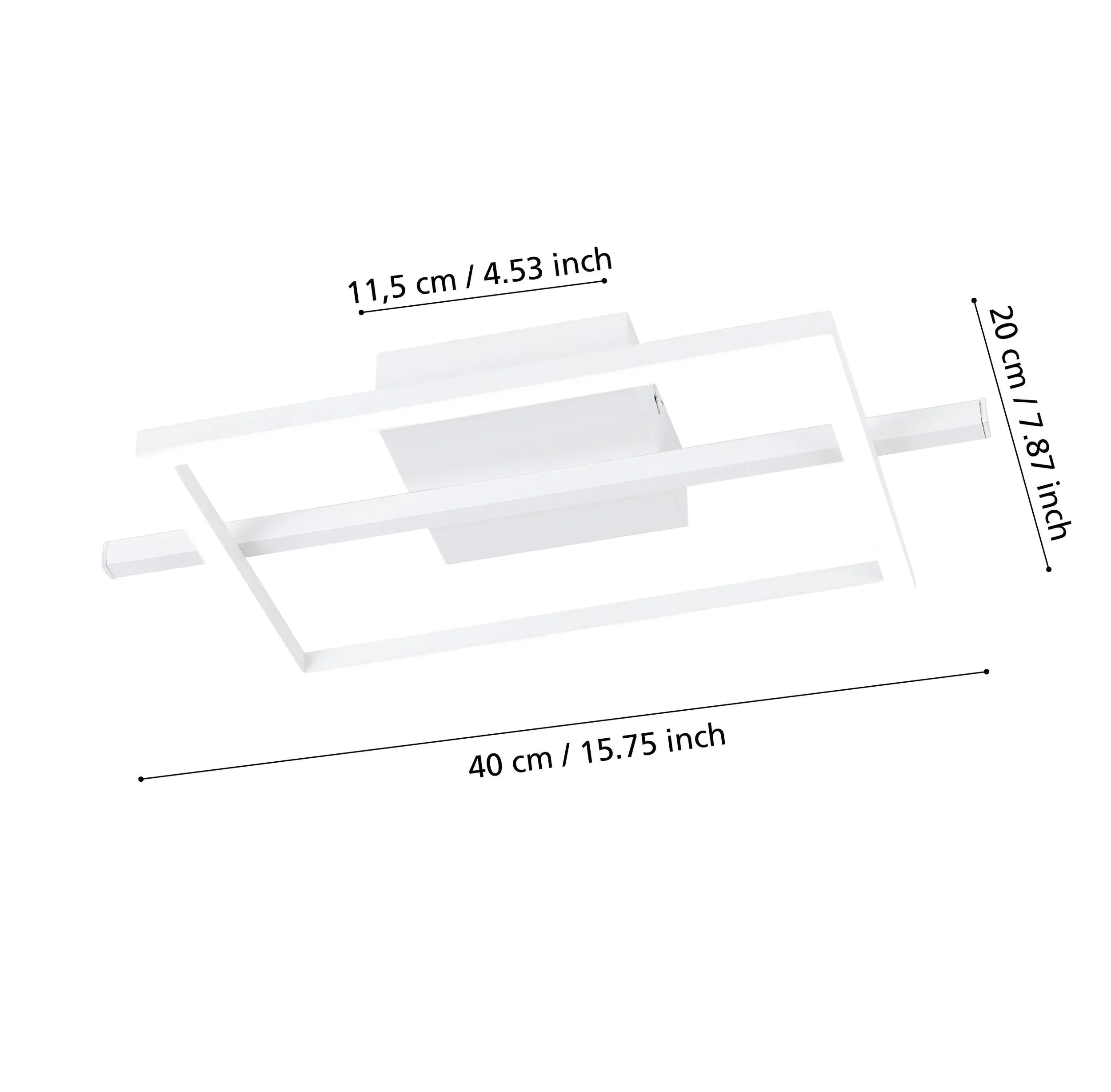 Eglo LED Deckenleuchte Amandolo 17W, 1900 lm, 2700-6500K, CCT