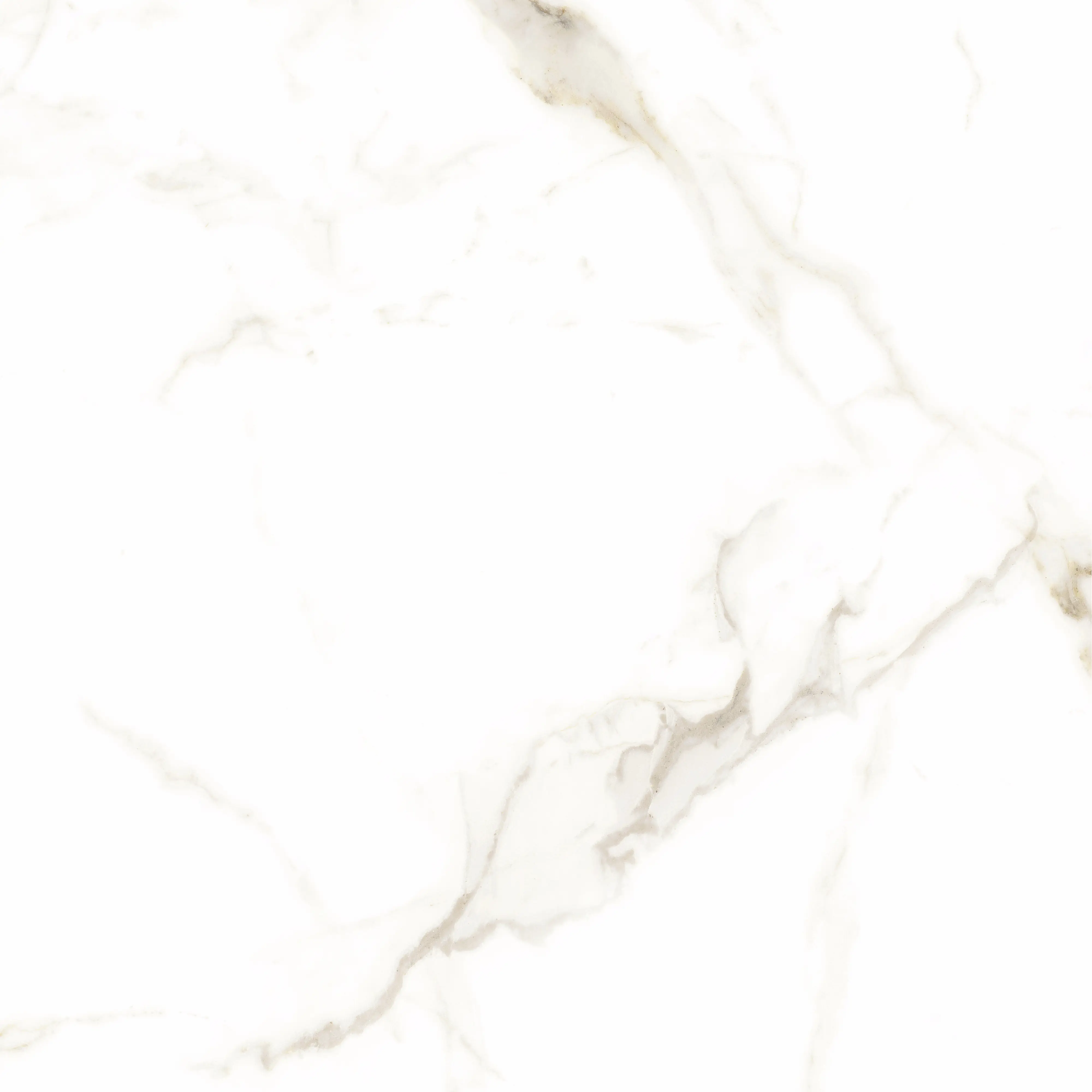 Bodenfliese Feinsteinzeug Alcora 60 x 60 cm weiß/gold