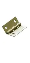 Hettich Schmales Scharnier 26 x20 x 0,8 mm , vermessingt, 4 Stück