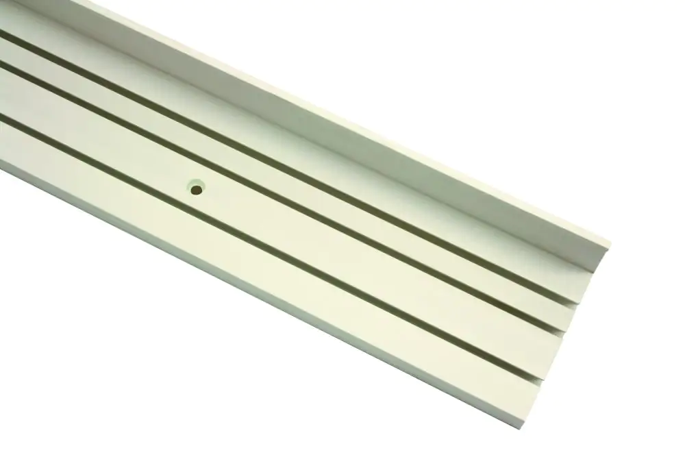 Gardinia Vorhangschiene P2Ü mit Blende, weiß, 180 cm