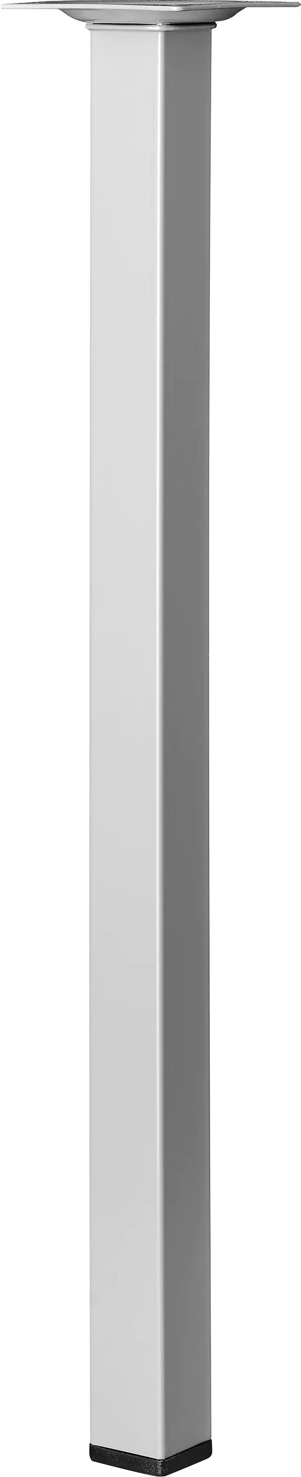 Hettich Tischbein 2,5 x 40 cm Aluminium-Optik - 1 Stück