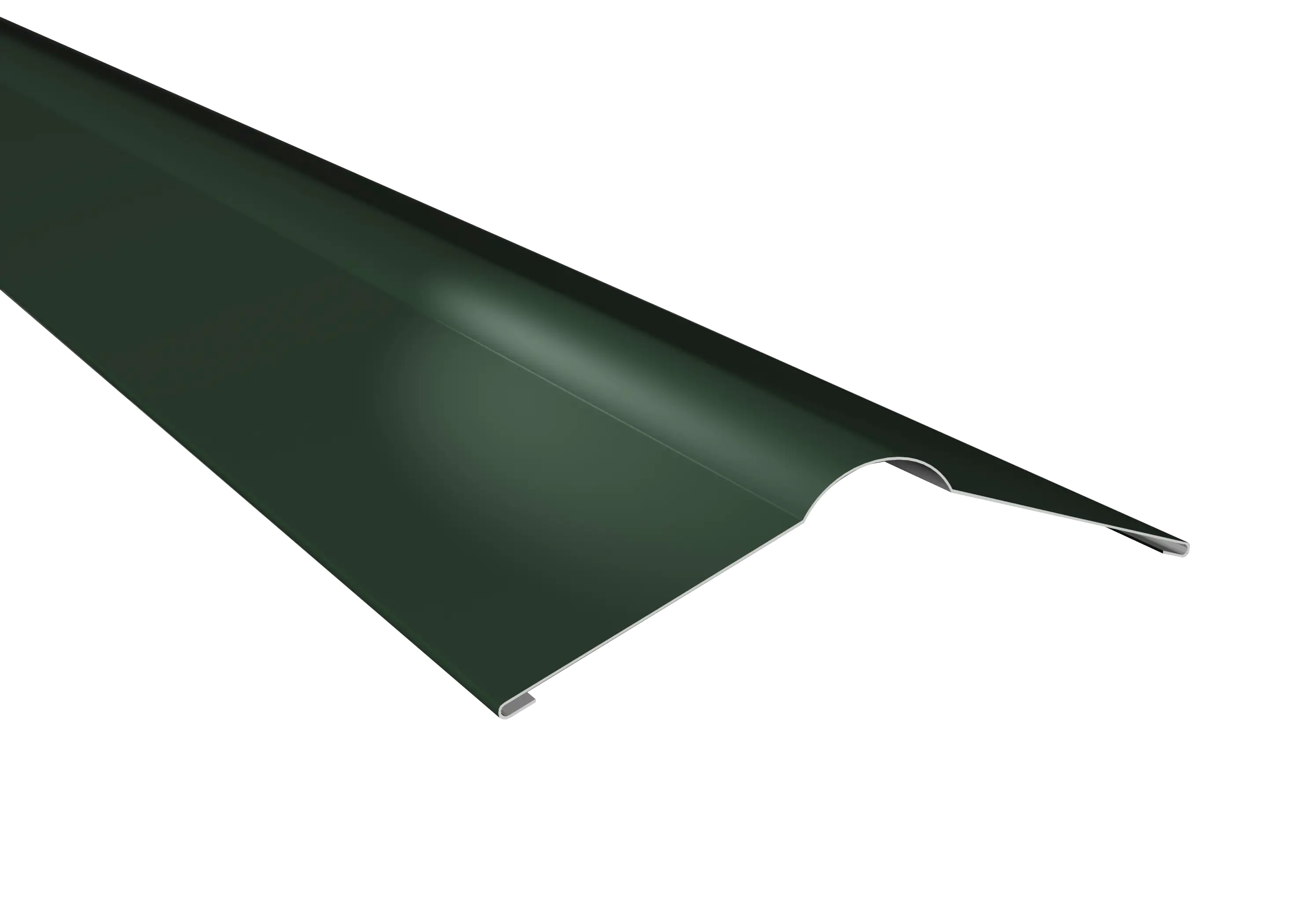 Weckman Firstblech 100 x 31,2 cm nadelgrün