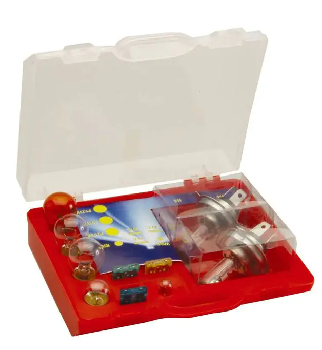 Unitec H4 Ersatzlampen-Koffer 60/55W