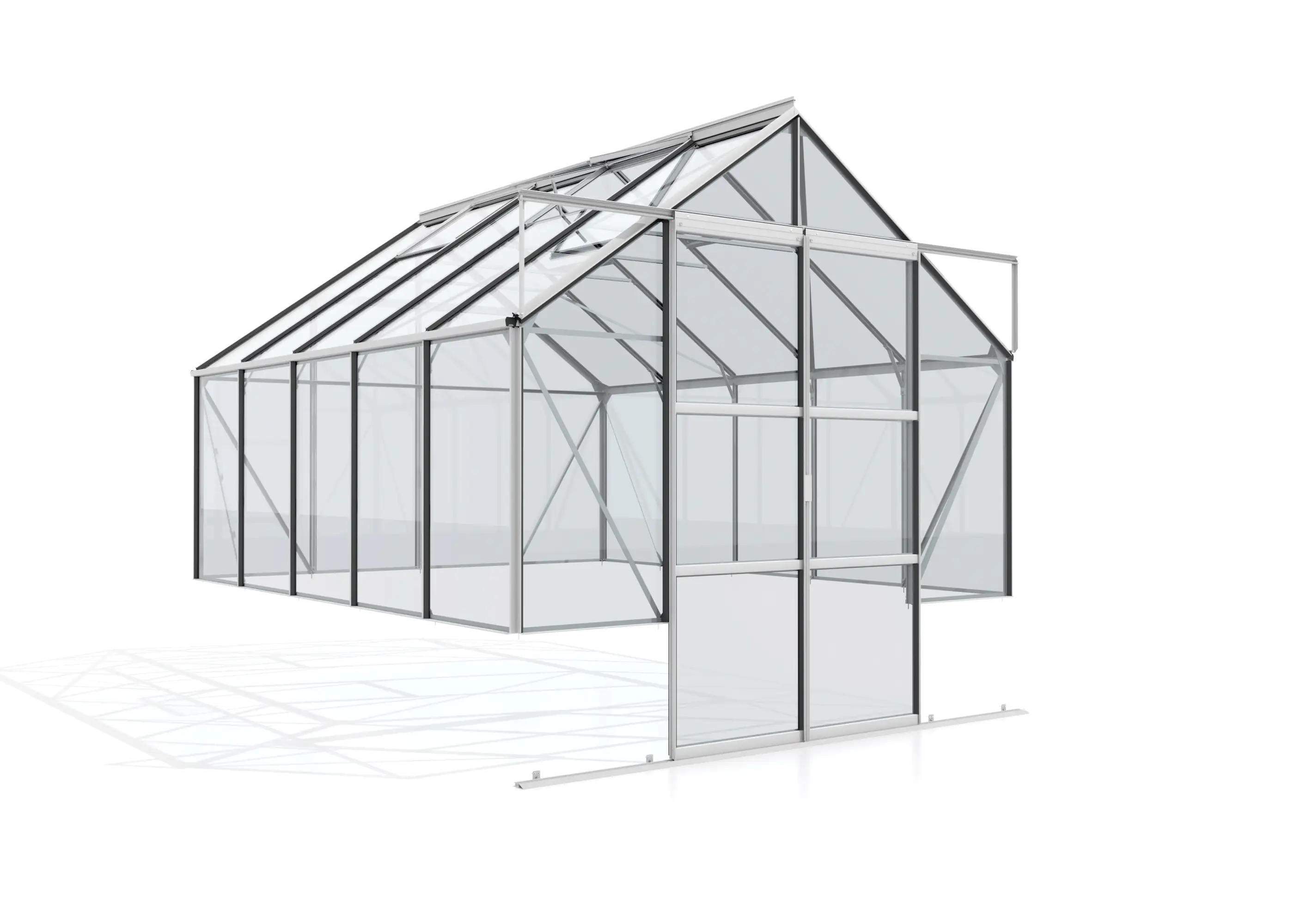 4005717210519_2085998 Vitavia Gewächshaus Cassandra 8300 257 x 324 cm 3 mm Sicherheitsglas