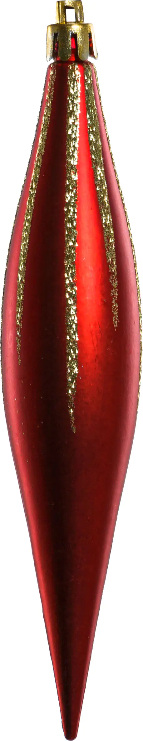 TrendLine Weihnachtskugeln Zapfen bruchfest, langlebig 15 cm rot 8 Stück