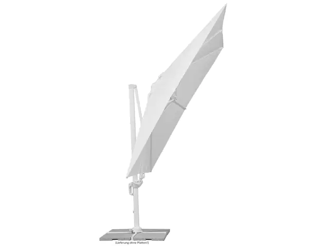 Schneider Sonnenschirm Rhodos Twist Bianco weiß, 300 x 300 cm Schneider Sonnenschirm Rhodos Twist Bianco weiß, 300 x 300 cm