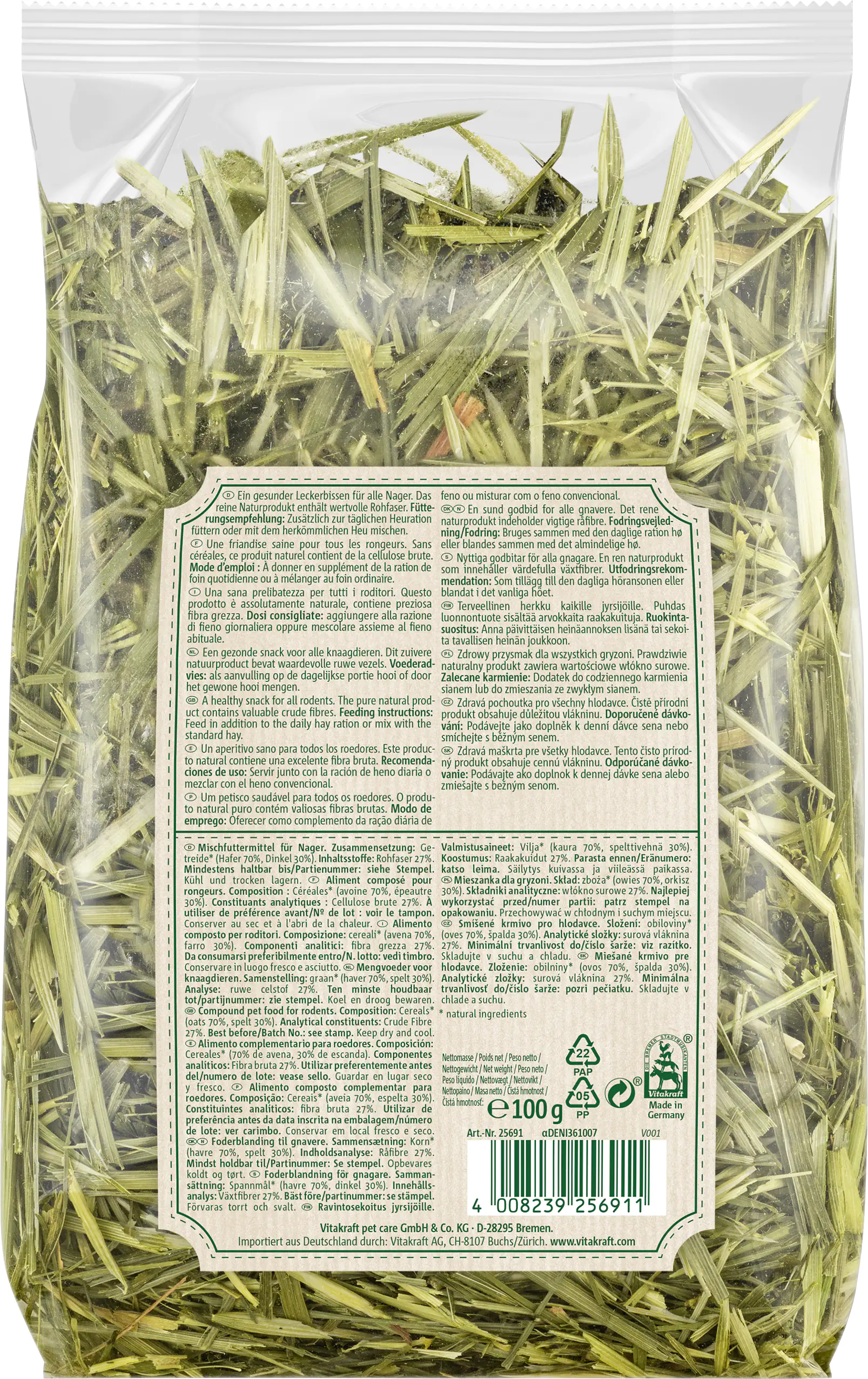 Vitakraft V.Verde NatureMix Hafer & Dinkel 100 g