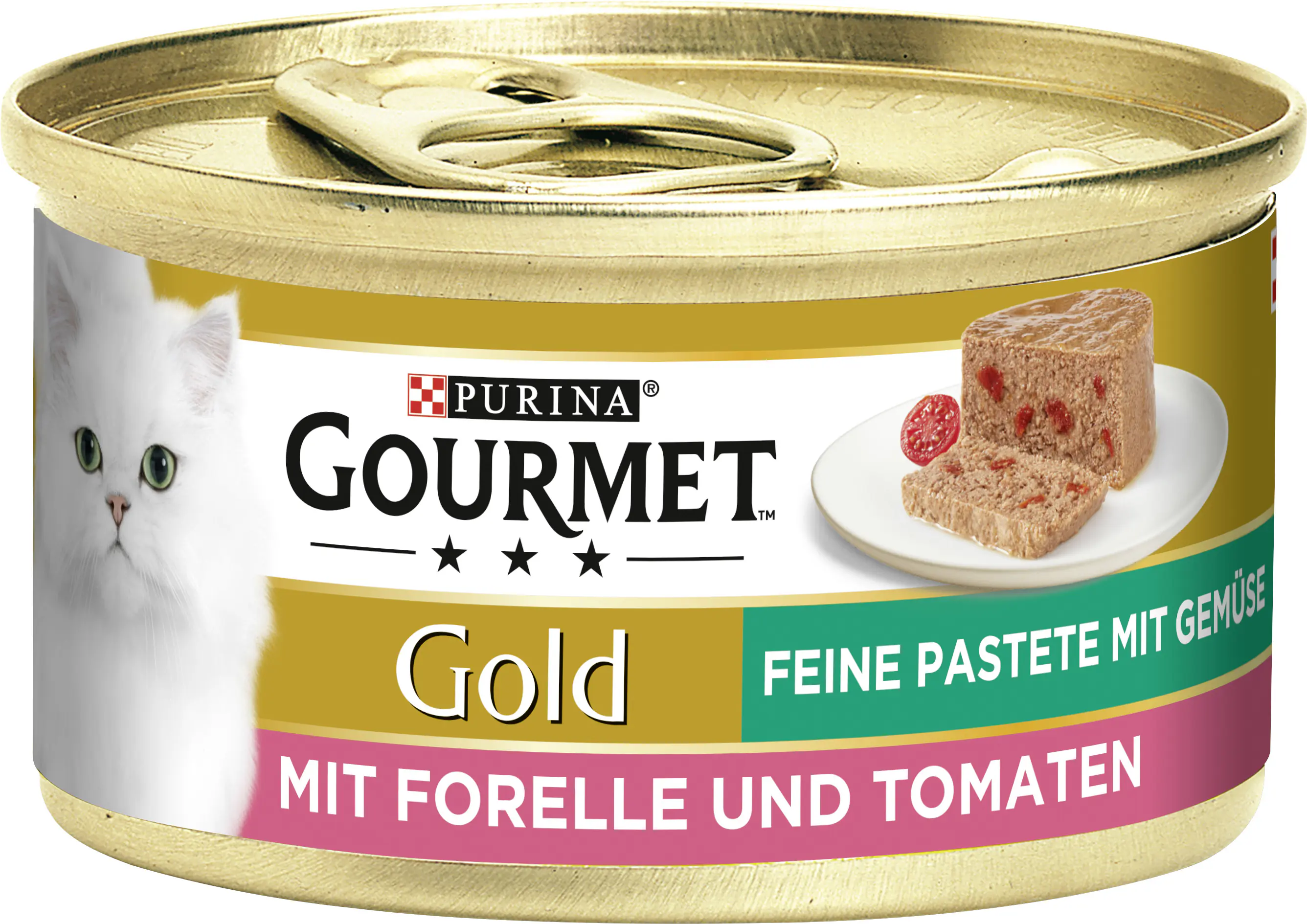 Gourmet Gold Feine Pastete mit Gemüse Forelle und Tomaten 85 g